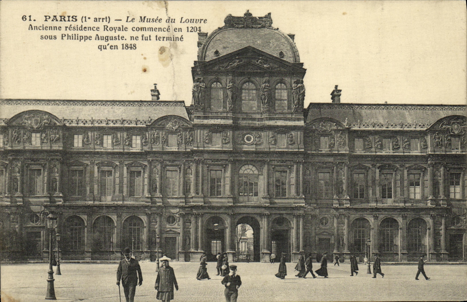 CPA Paris Le Musee du louvre ancienne residence royale
