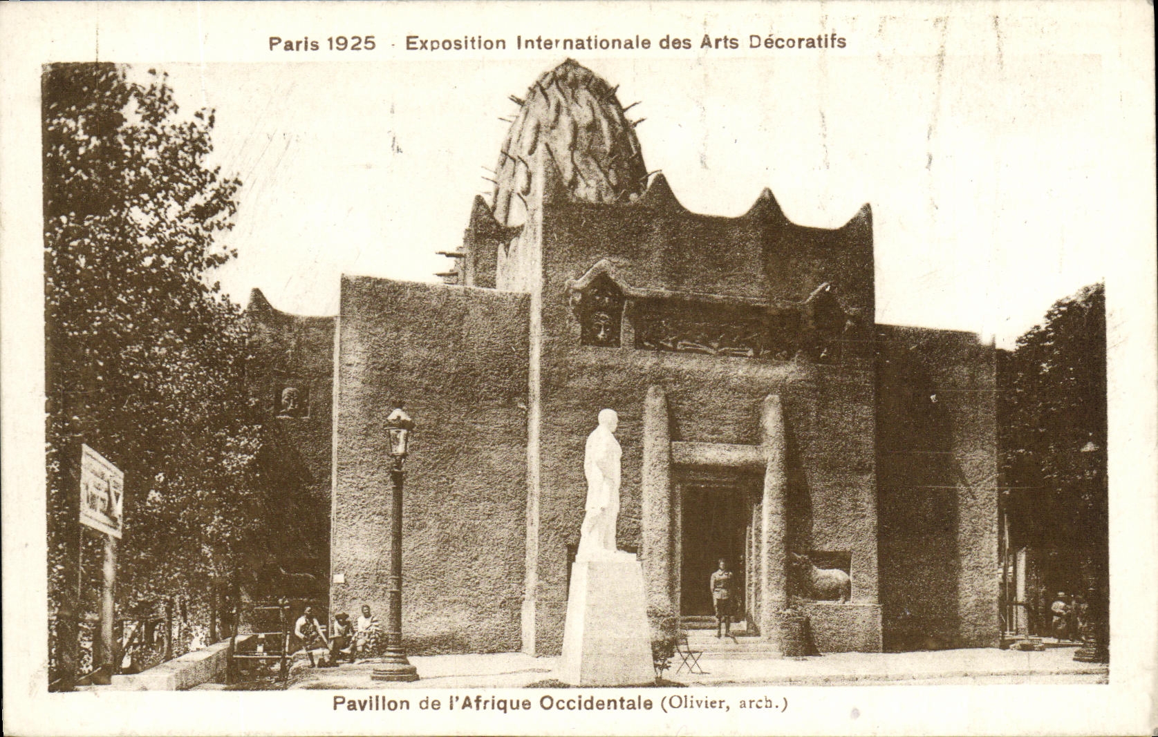CPA Paris Exposition Des Arts Decoratifs pavillon de l'afrique occidentale