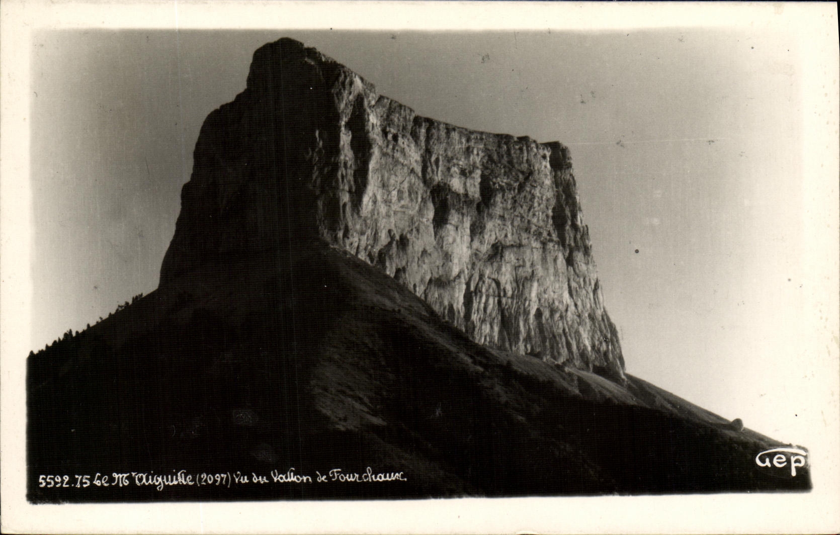 CPM Mt Aiguille Vu du ballon de Fourchasse