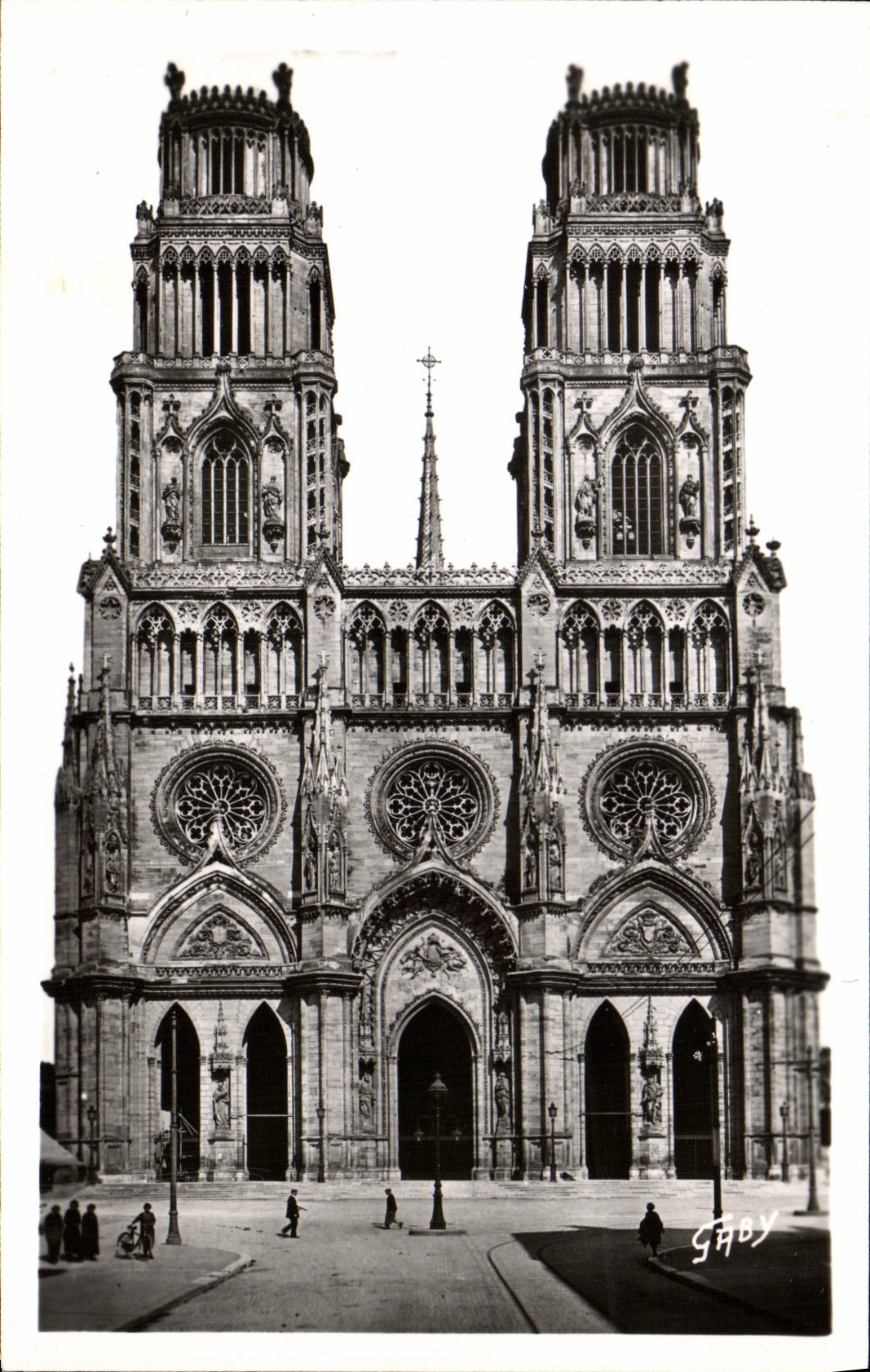 CPA Orleans La Cathedrale sainte croix