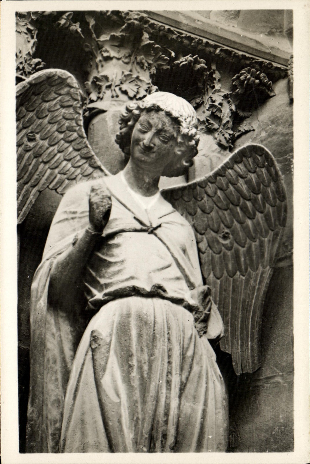 MODERN CARD Rheims the Smile of Rheims angel