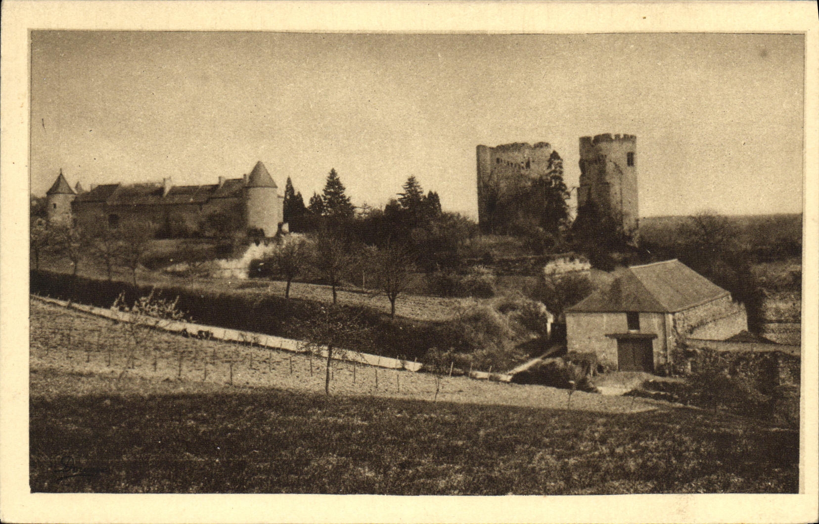 CPA Cinq Mars la Pile Le Chateau