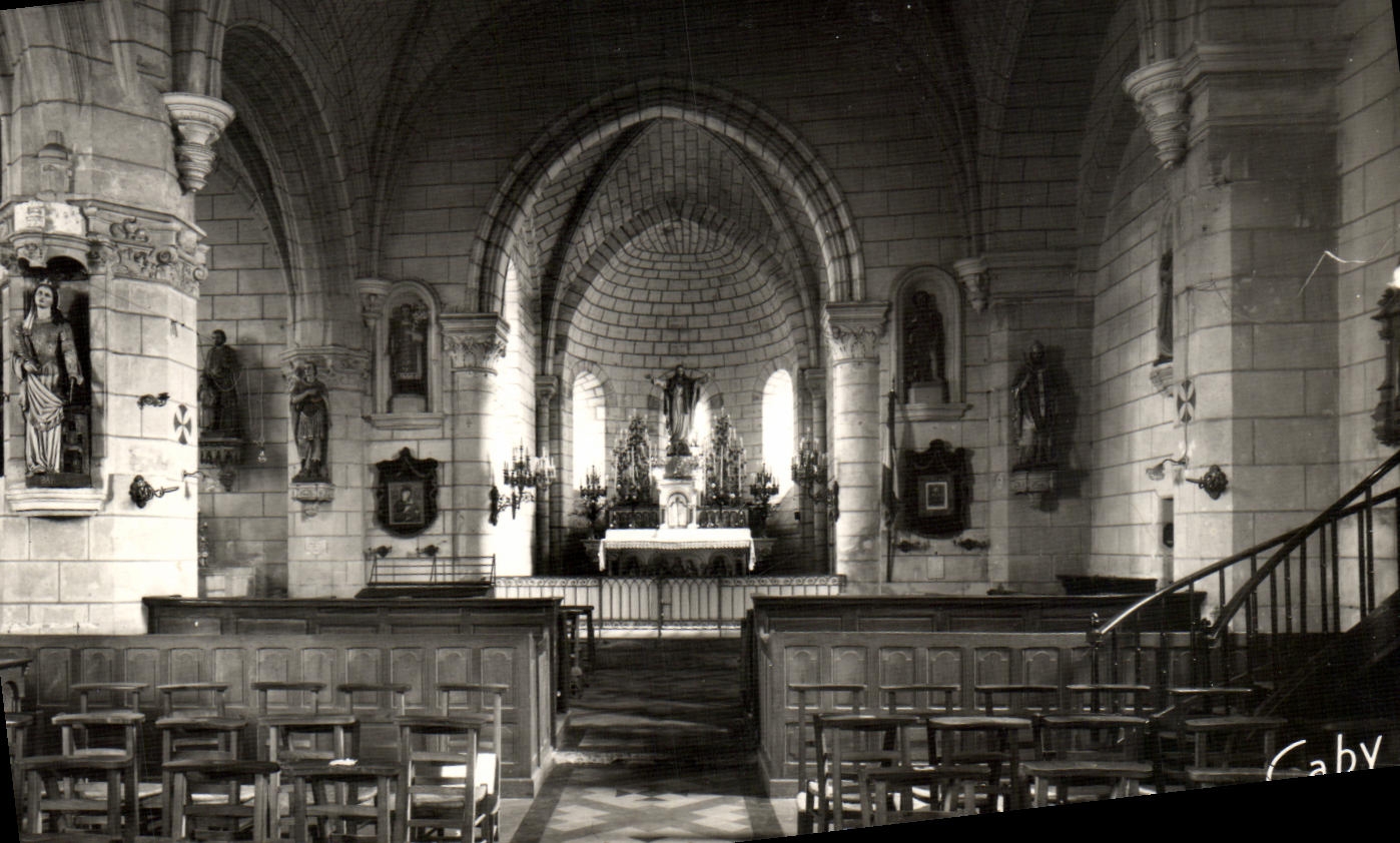 MODERN CARD Interior Sonzay Of the Church