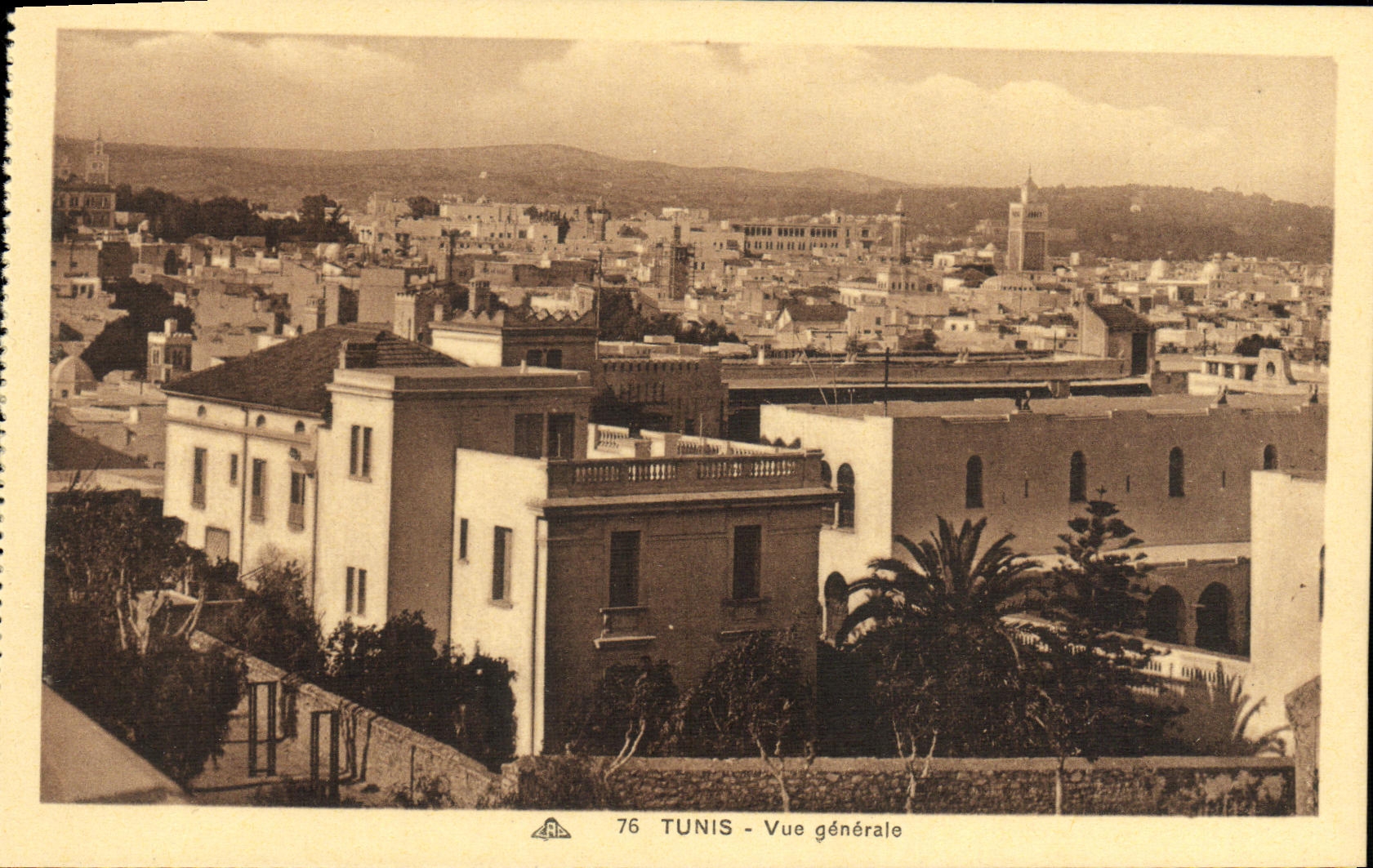CPA Tunis Vue generale