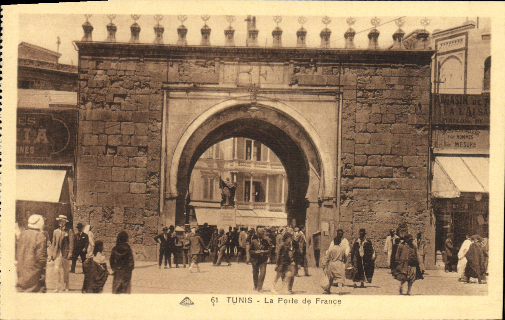 CPA Tunis La Porte de france