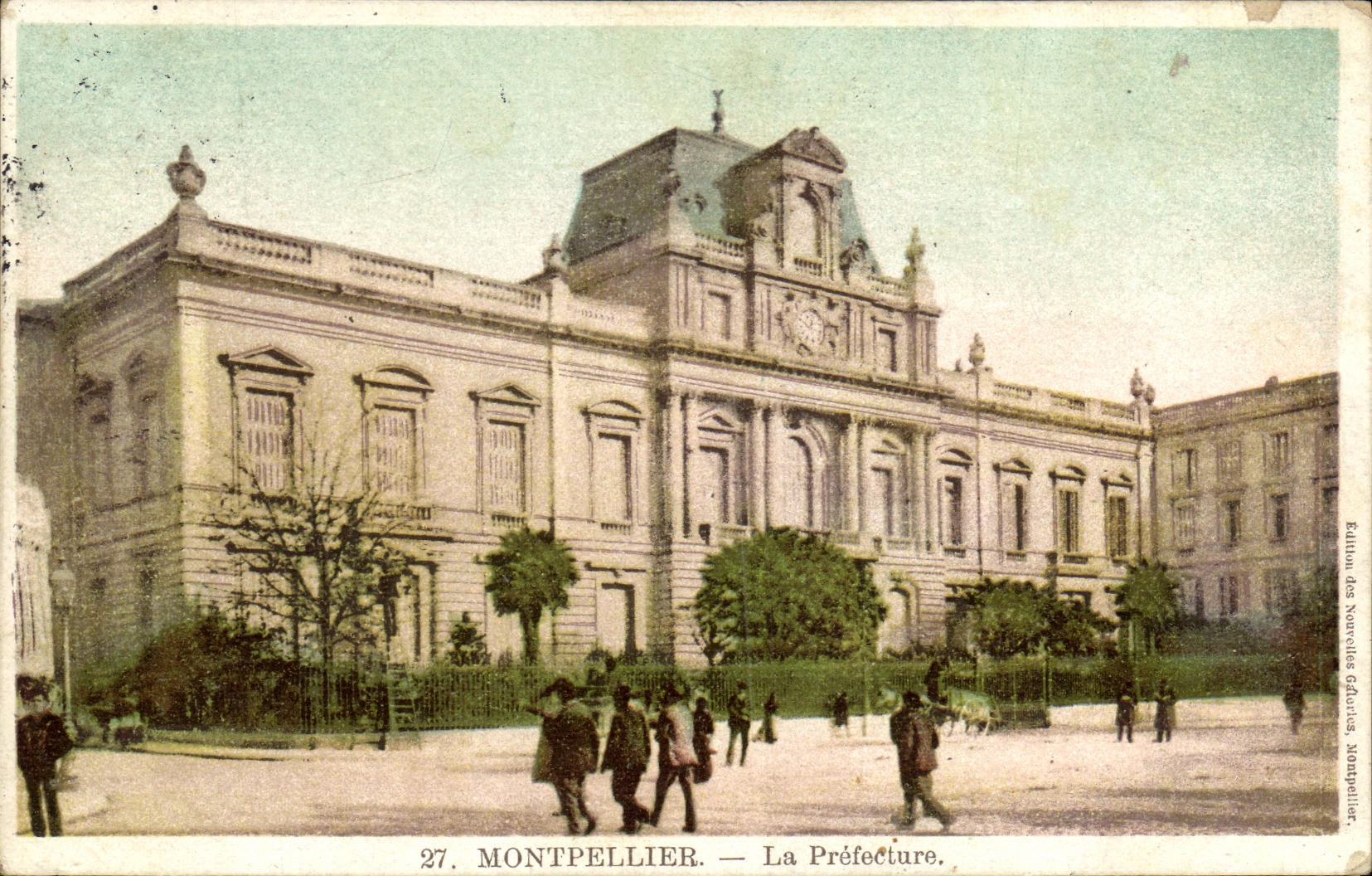 VINTAGE POSTCARD Montpellier Prefecture