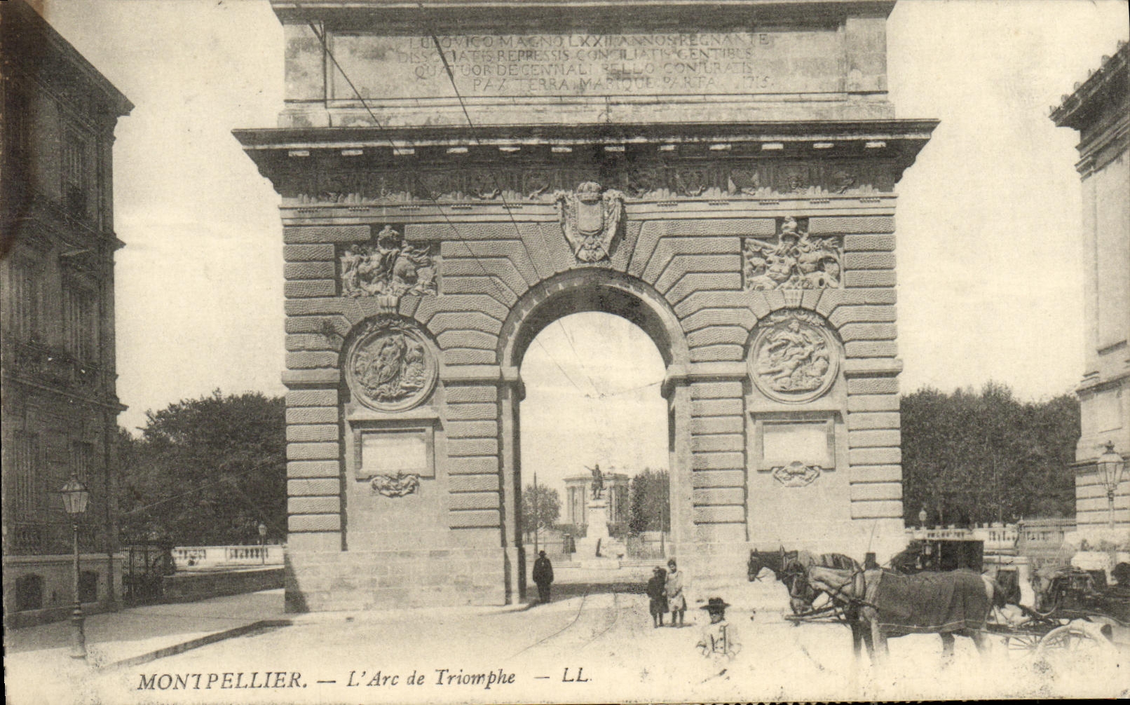 CPA Montpellier L'Arc De Triomphe