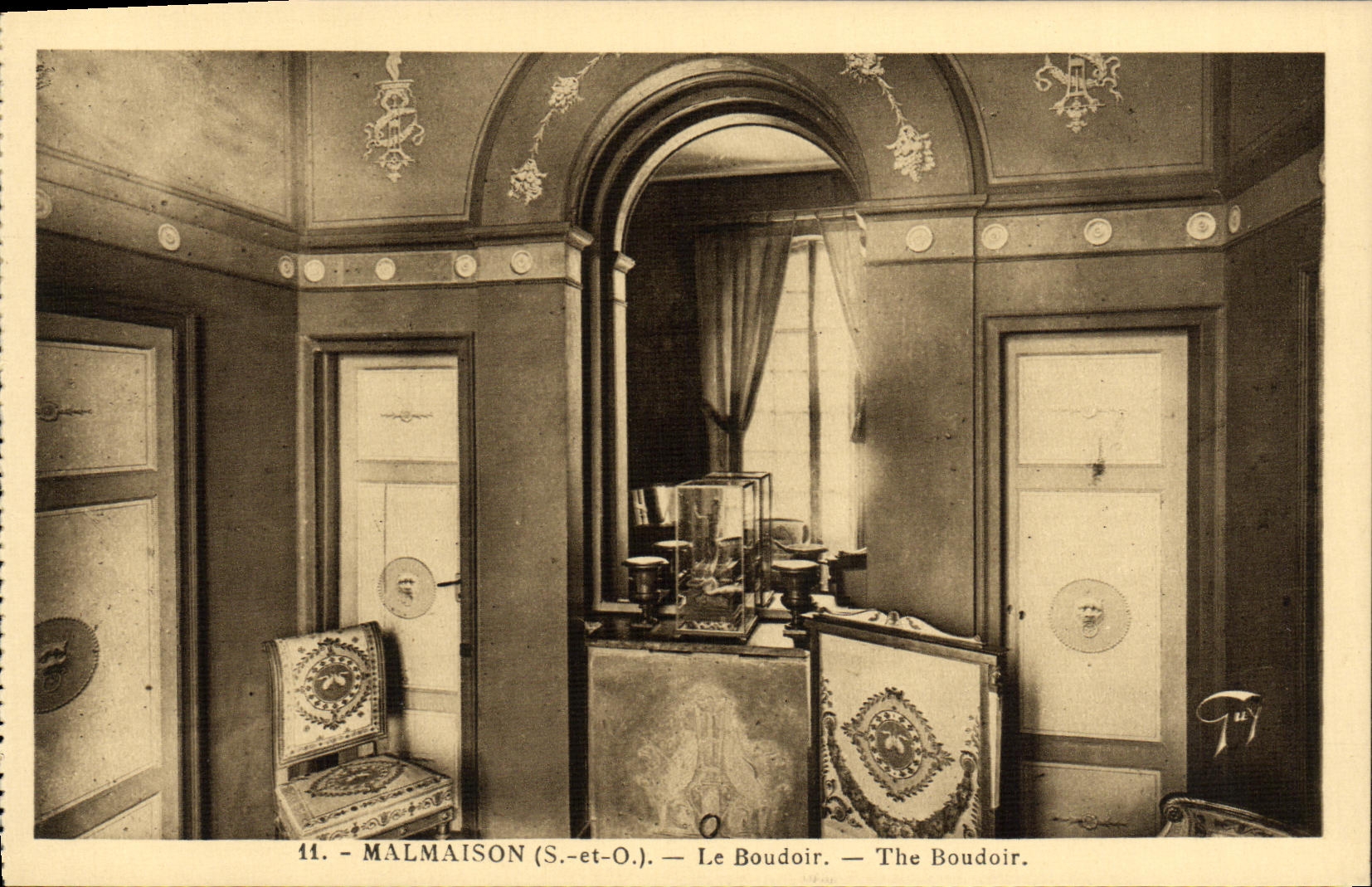 CPA Malmaison Le Boudoir