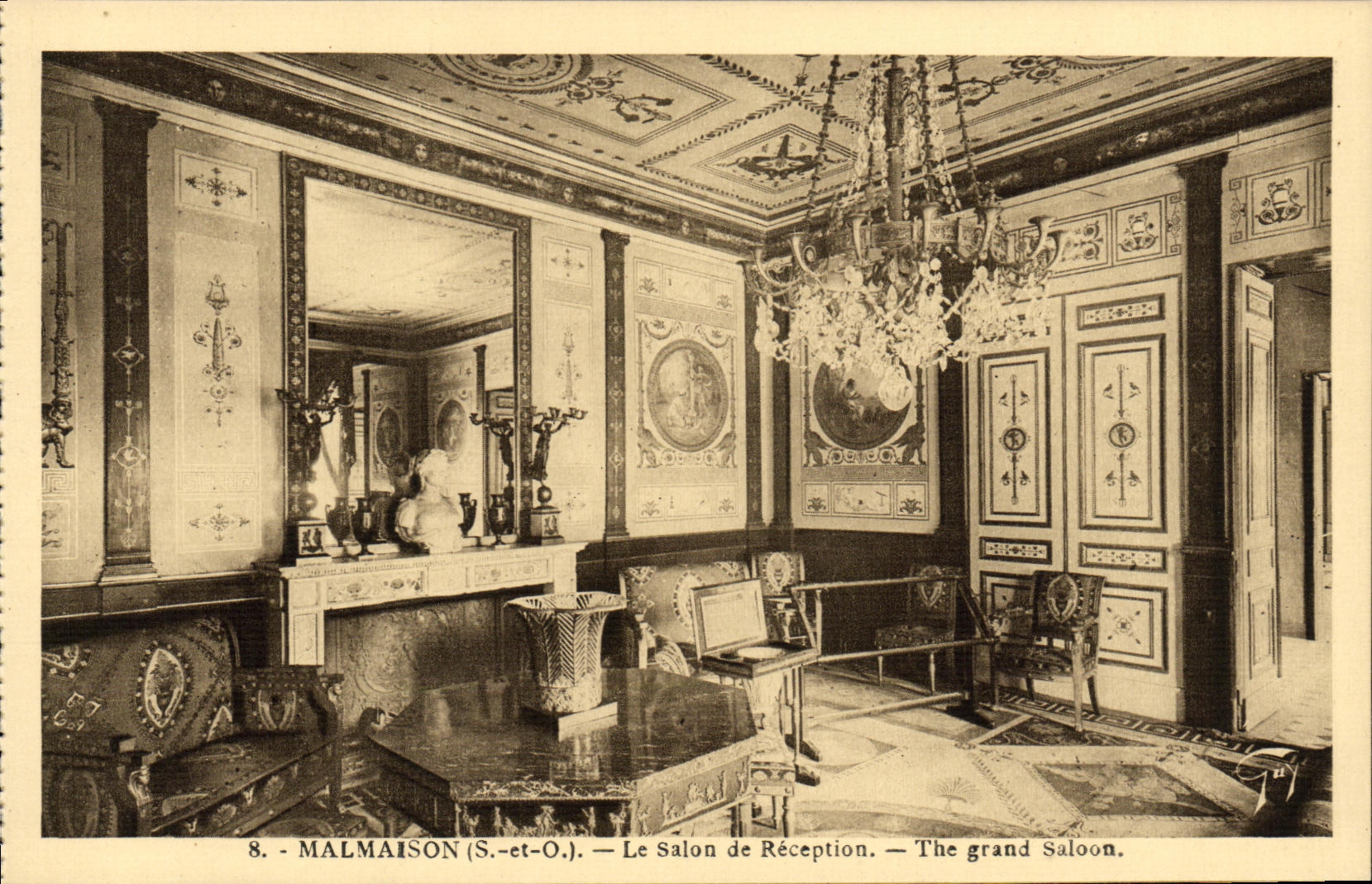 CPA Malmaison Le Salon De reception