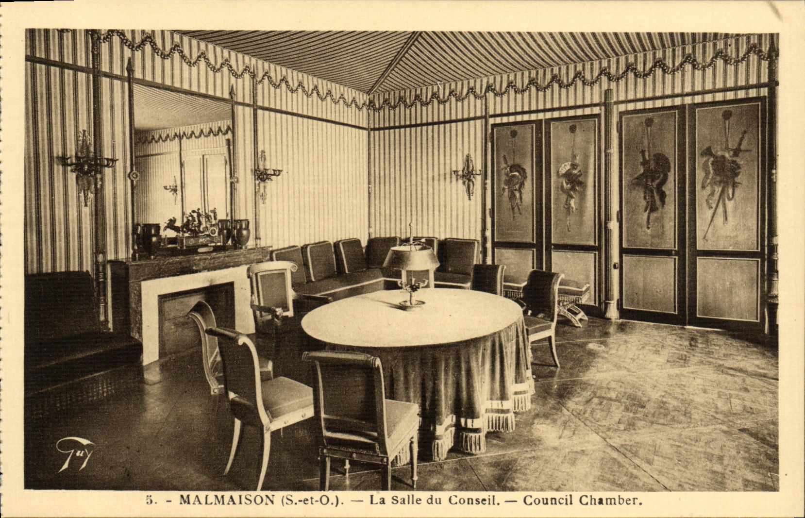 CPA Malmaison La Salle du conseil