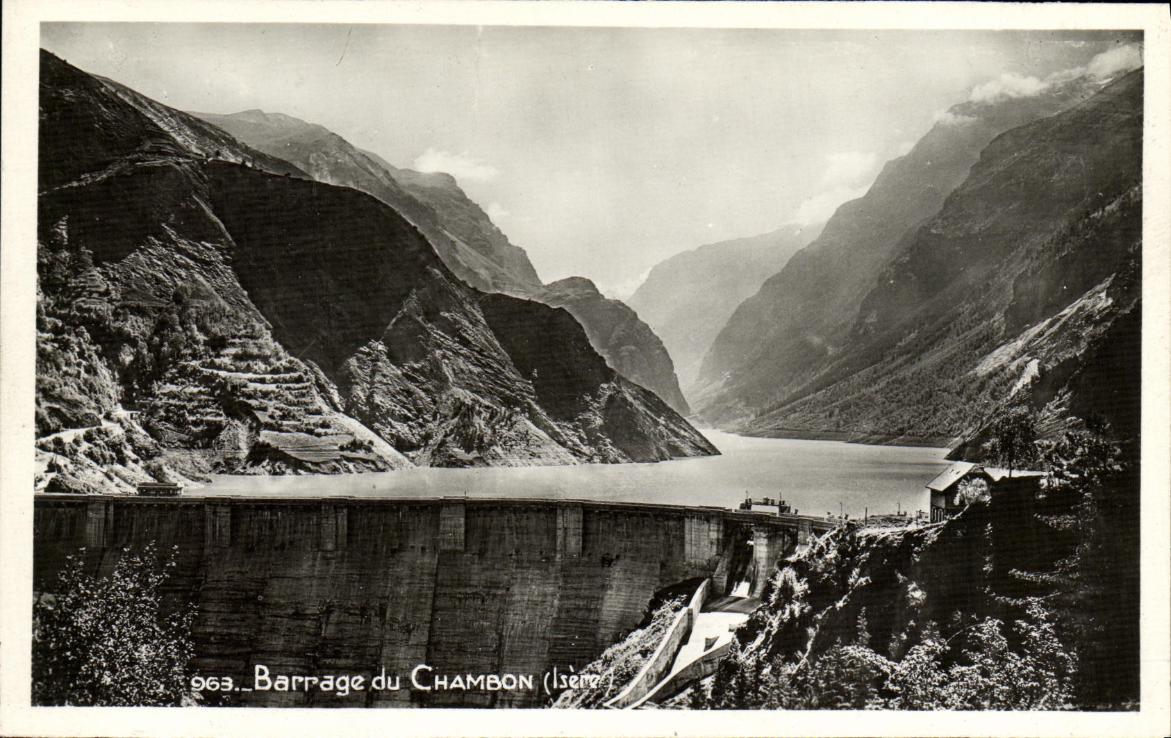 CPA Barrage Du Chambon