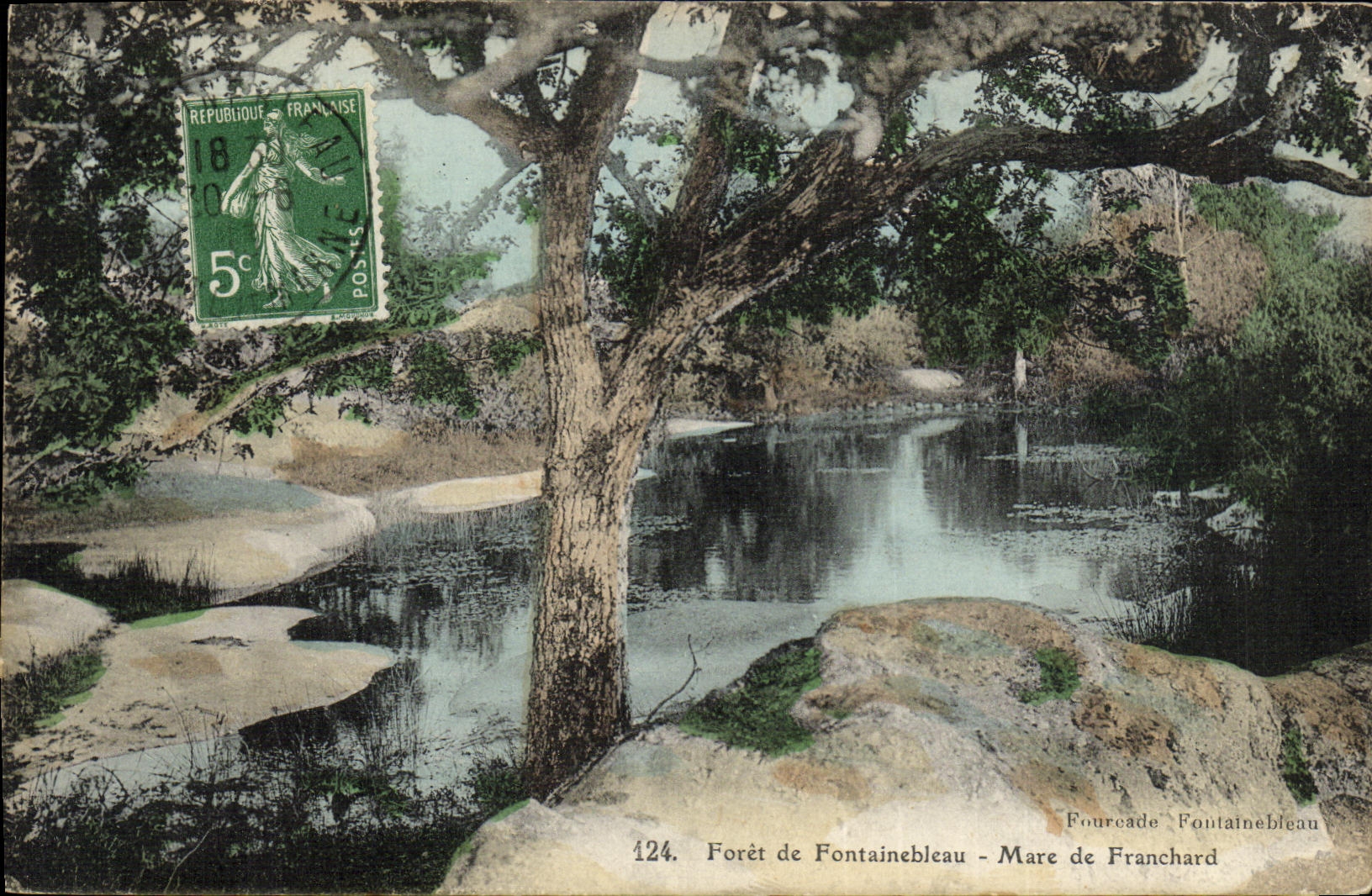 CPA Foret de Fontainebleau mare de franchard