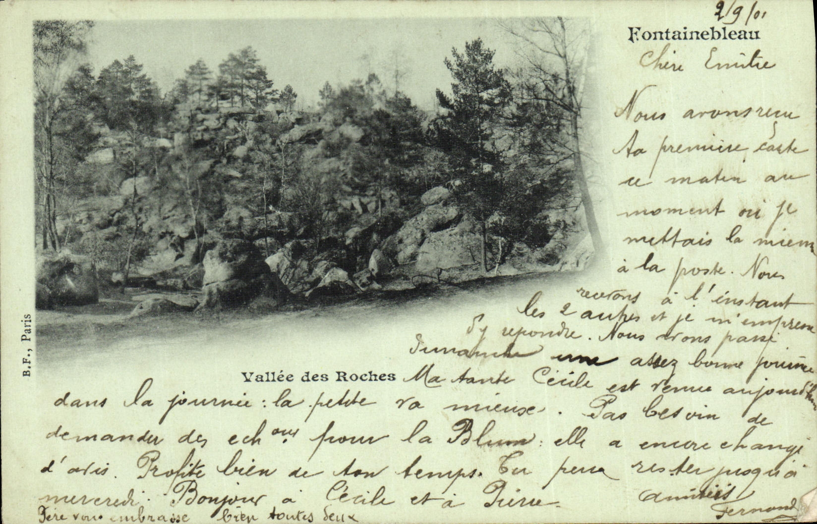 CPA Fontainebleau Vallee des roches