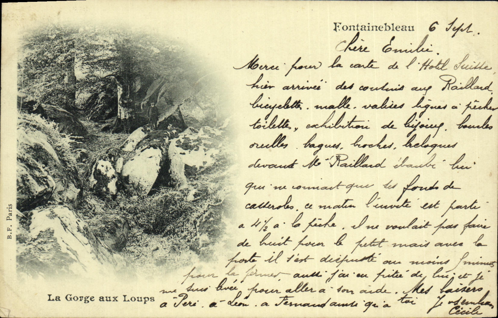 CPA Fontainebleau La Gorges Aux Loups