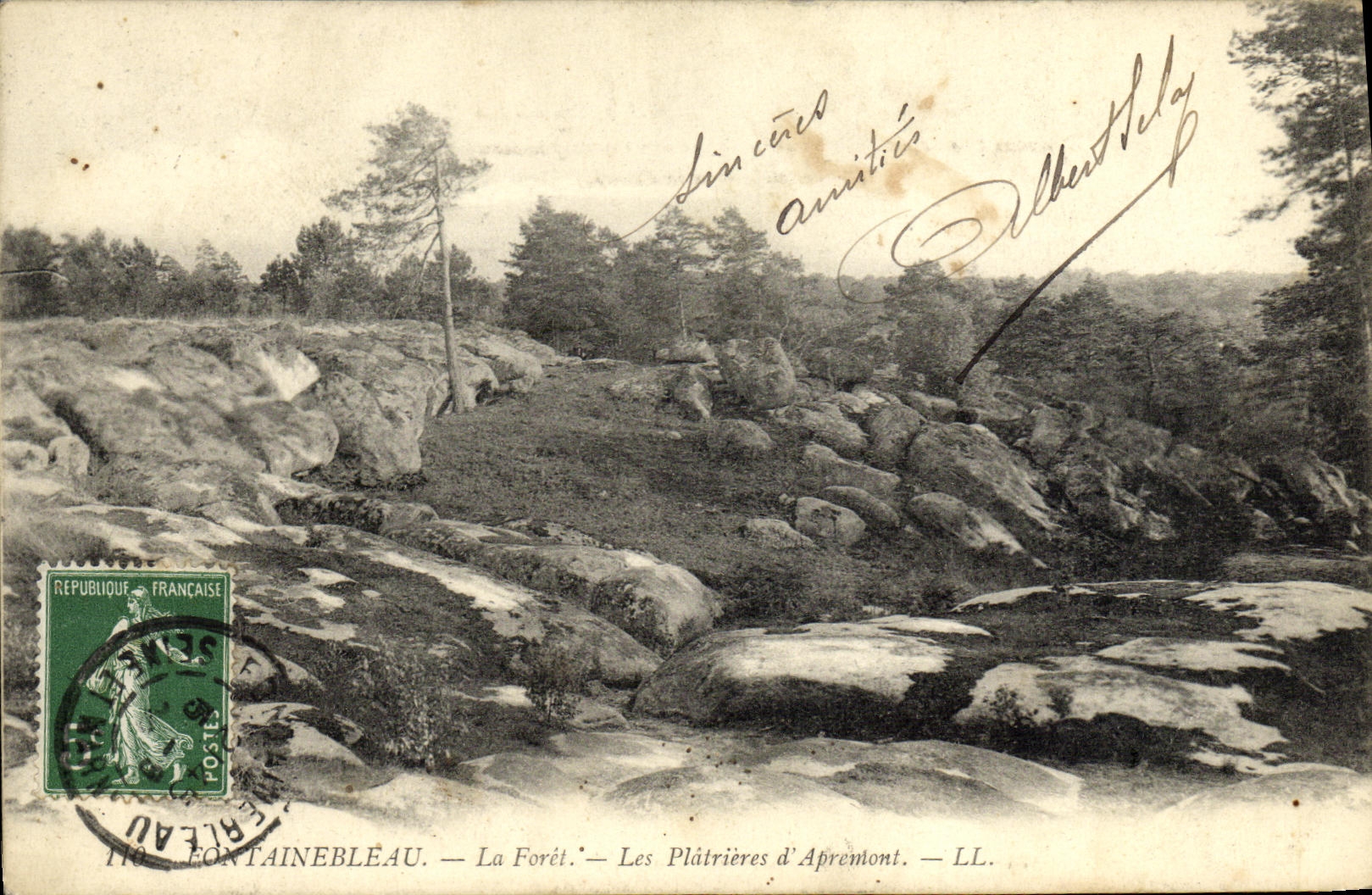 CPA Fontainebleau La Foret Les Platrieres d'apremont
