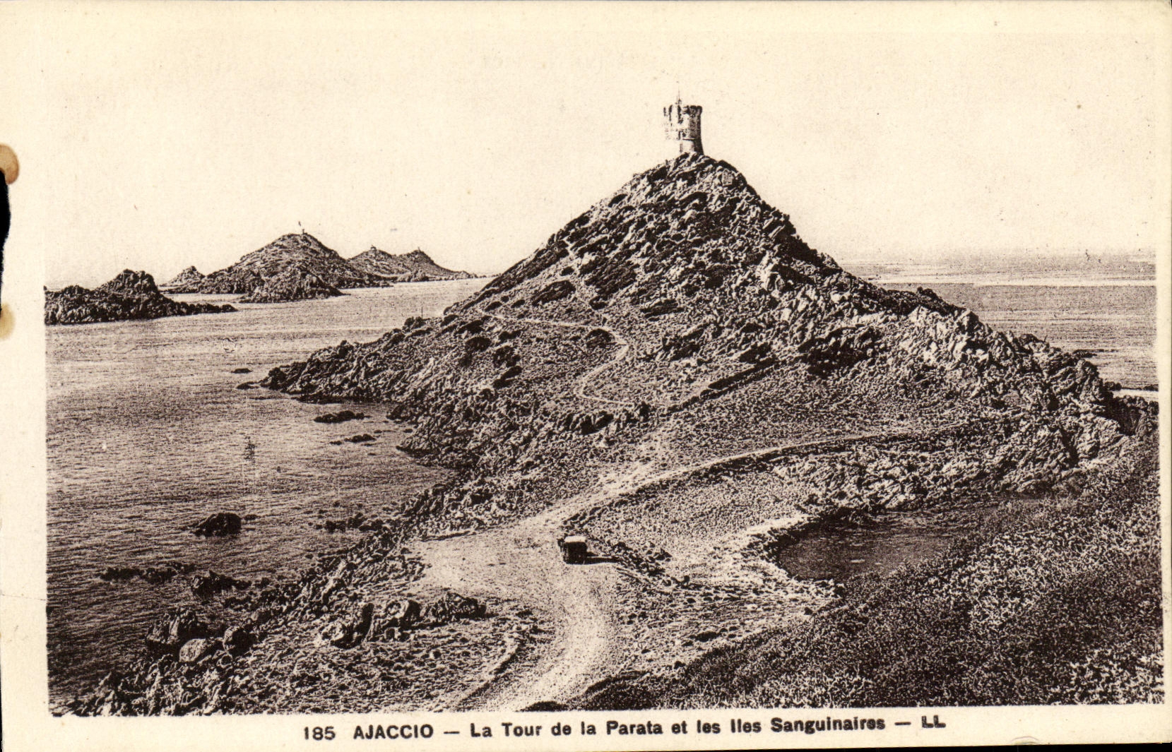CPA Ajaccio La Tour De La Parata et les iles sanguinaires