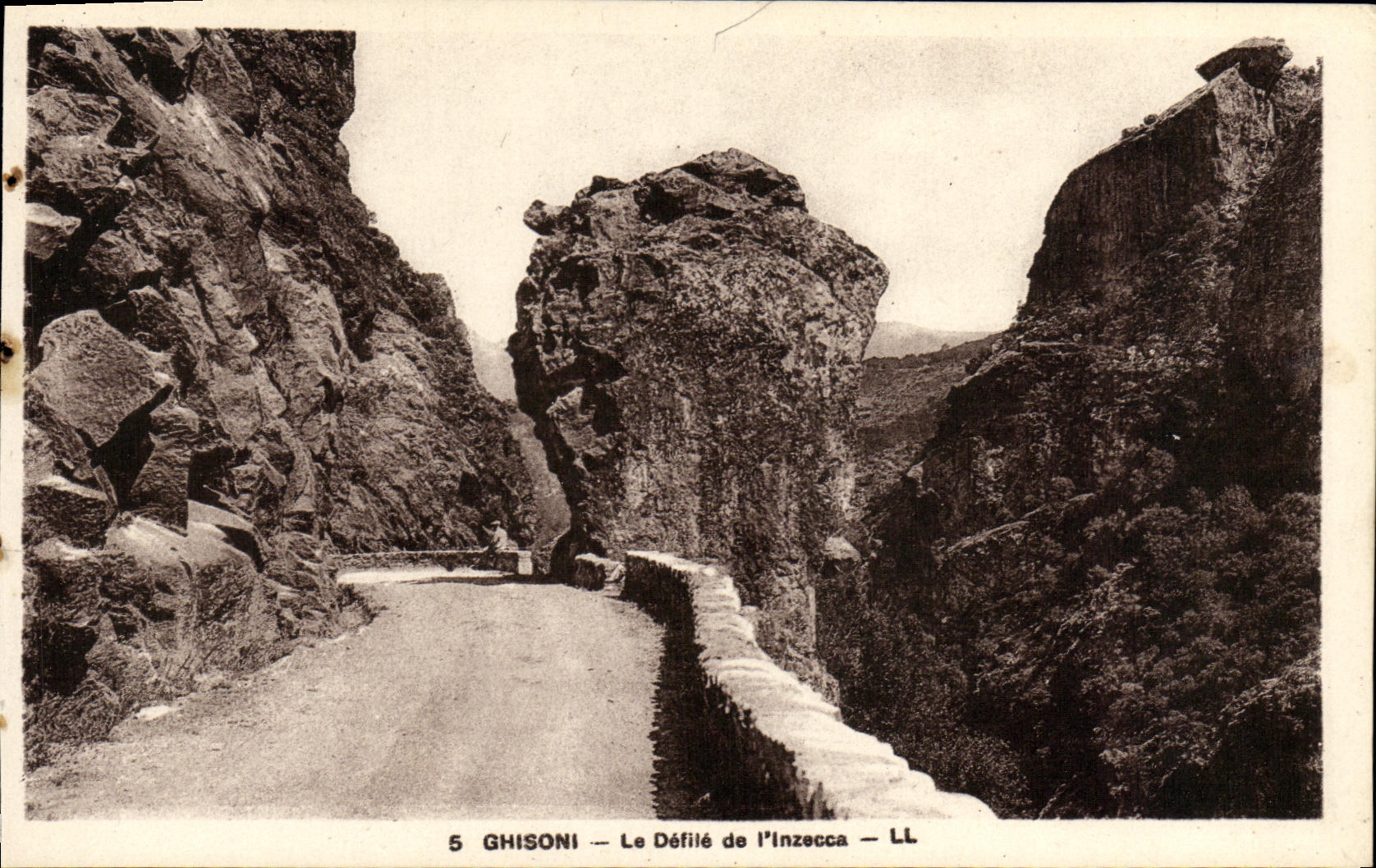 VINTAGE POSTCARD Ghisoni the Procession Of Inzecca