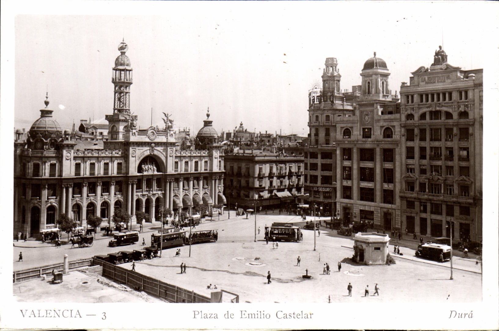 CPA Valencia Plaza De Emilio Castelar 
