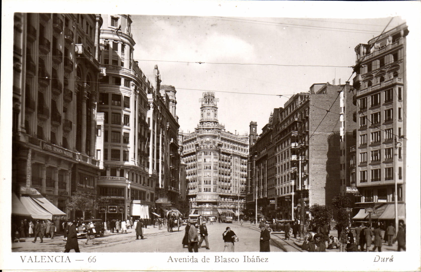 CPA Valencia Avenida De Blasco Ibnez 