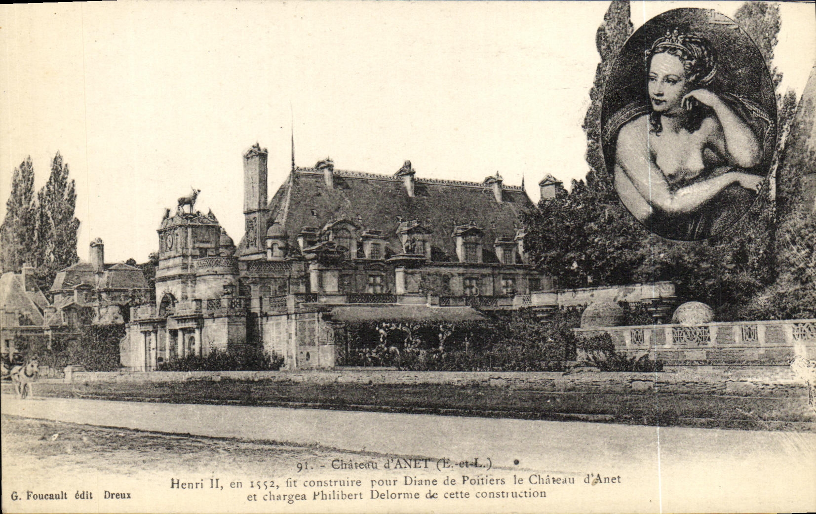 CPA Chateau d'Anet