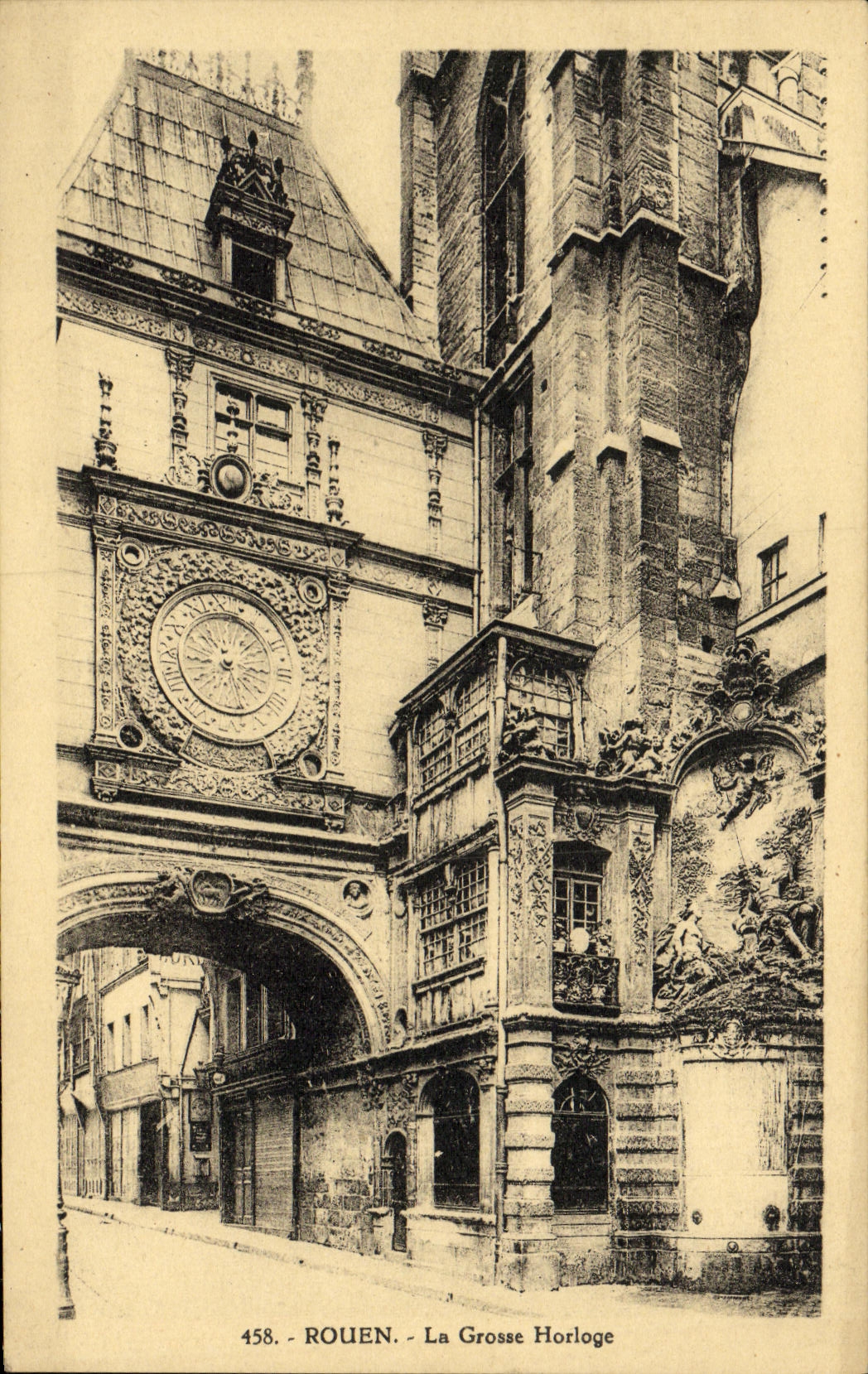 CPA Rouen La Grosse horloge