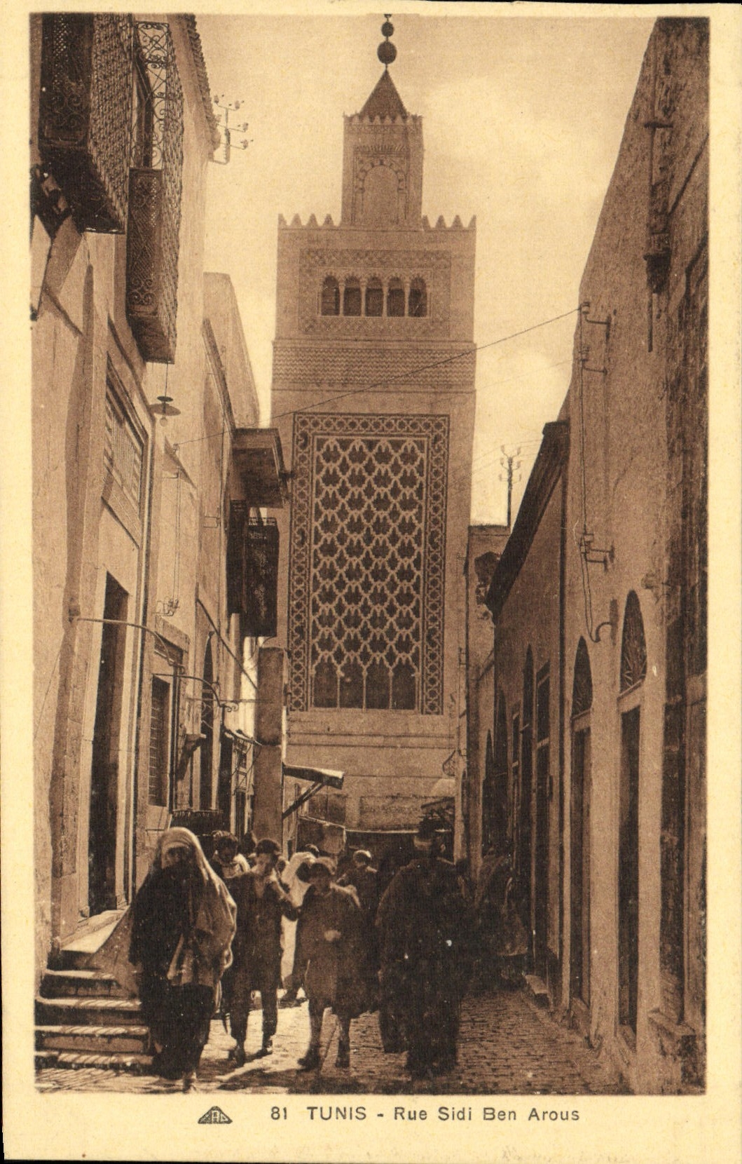 CPA Tunis Rue Sidi ben arous