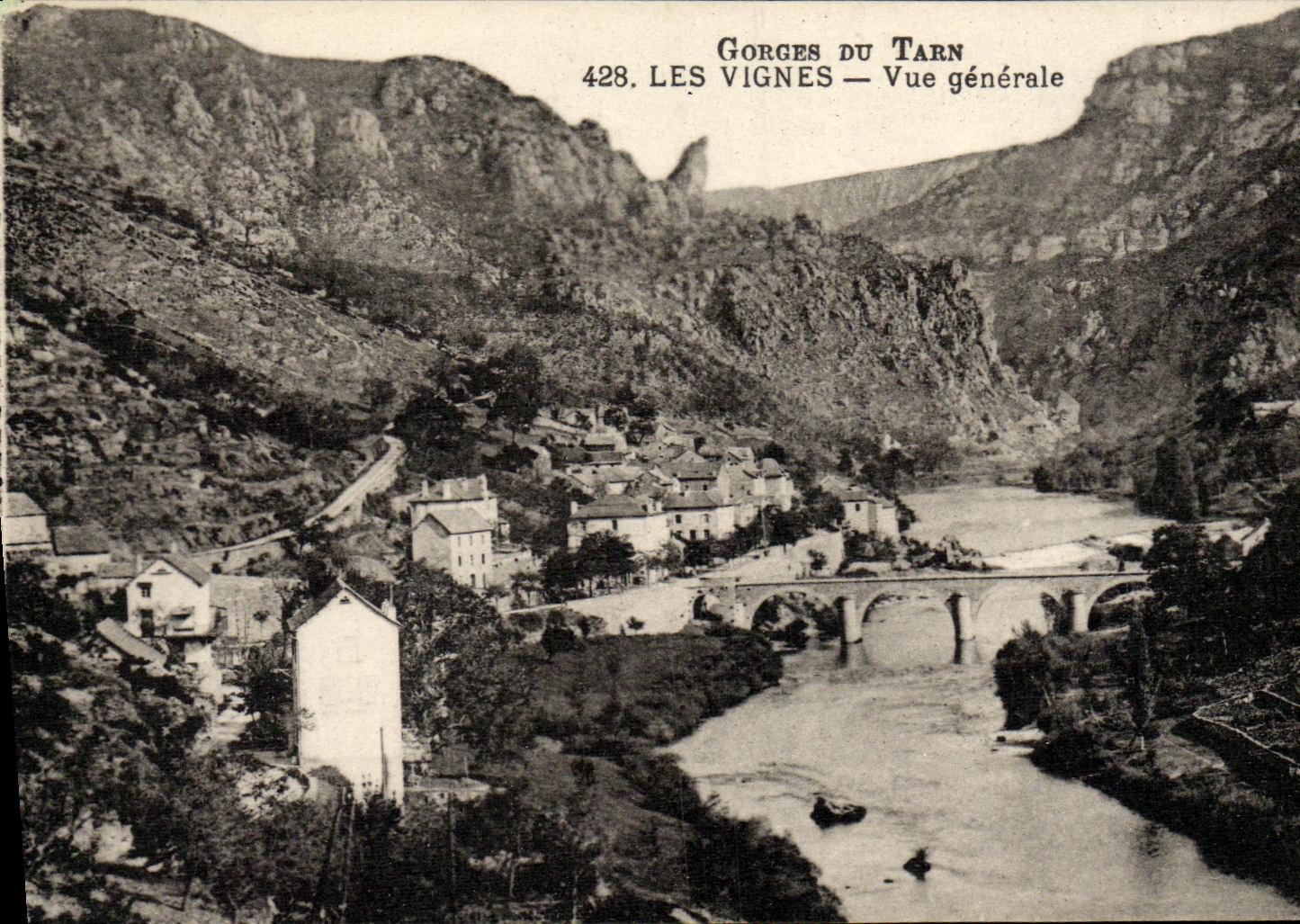 CPA Gorges Du Tarn Les Vignes Vue generale