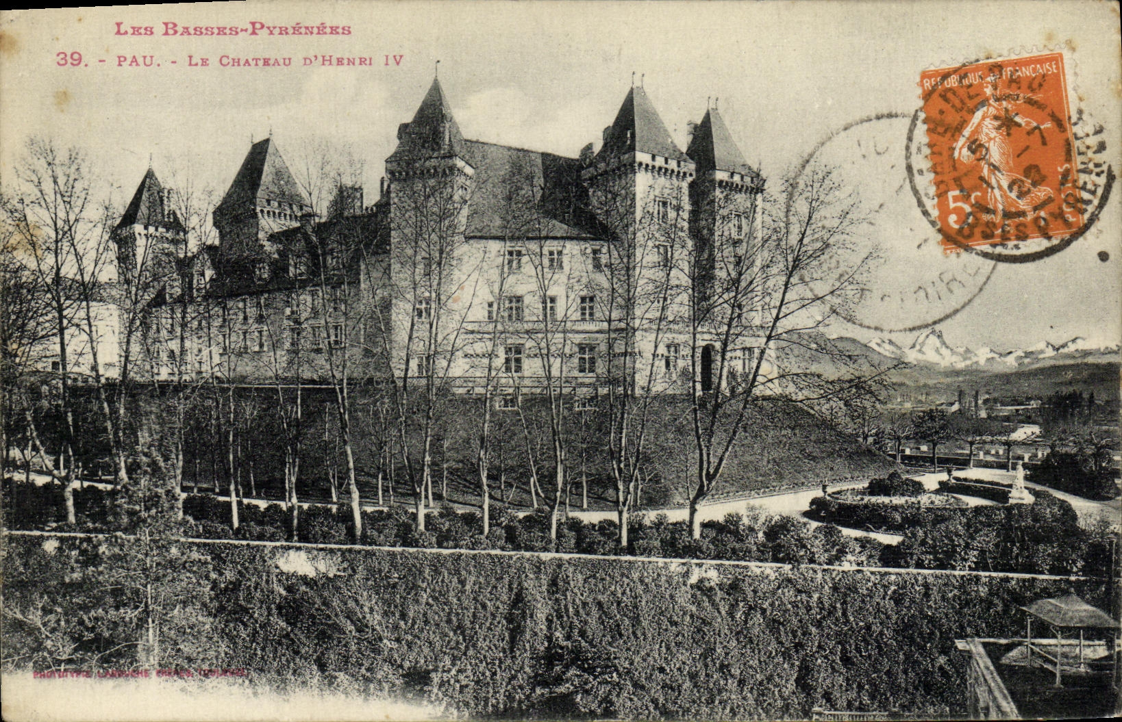 CPA Pau Le Chateau d'Henri IV