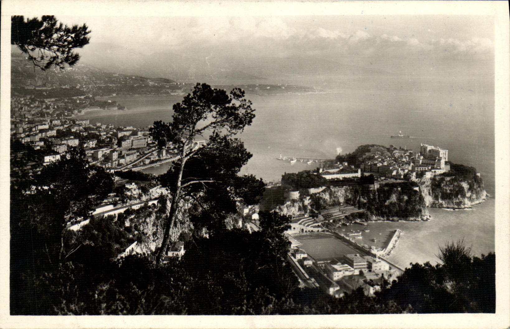 CPA Principaute de Manaco Vue d'ensemble 