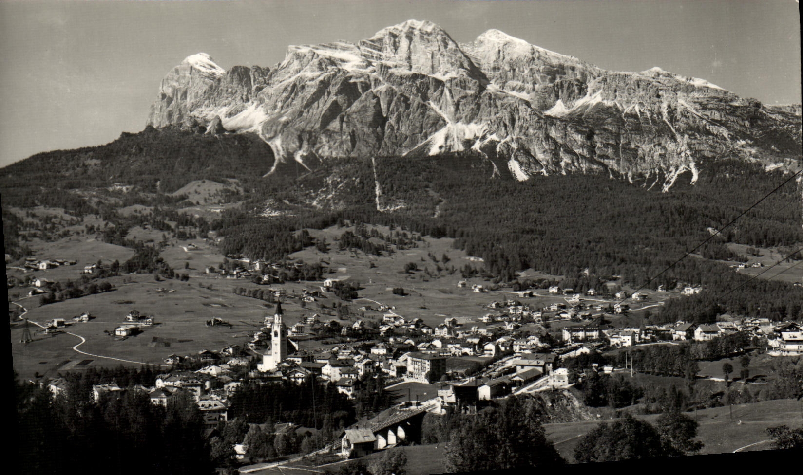 CPA Cortina verso la Tofane 
