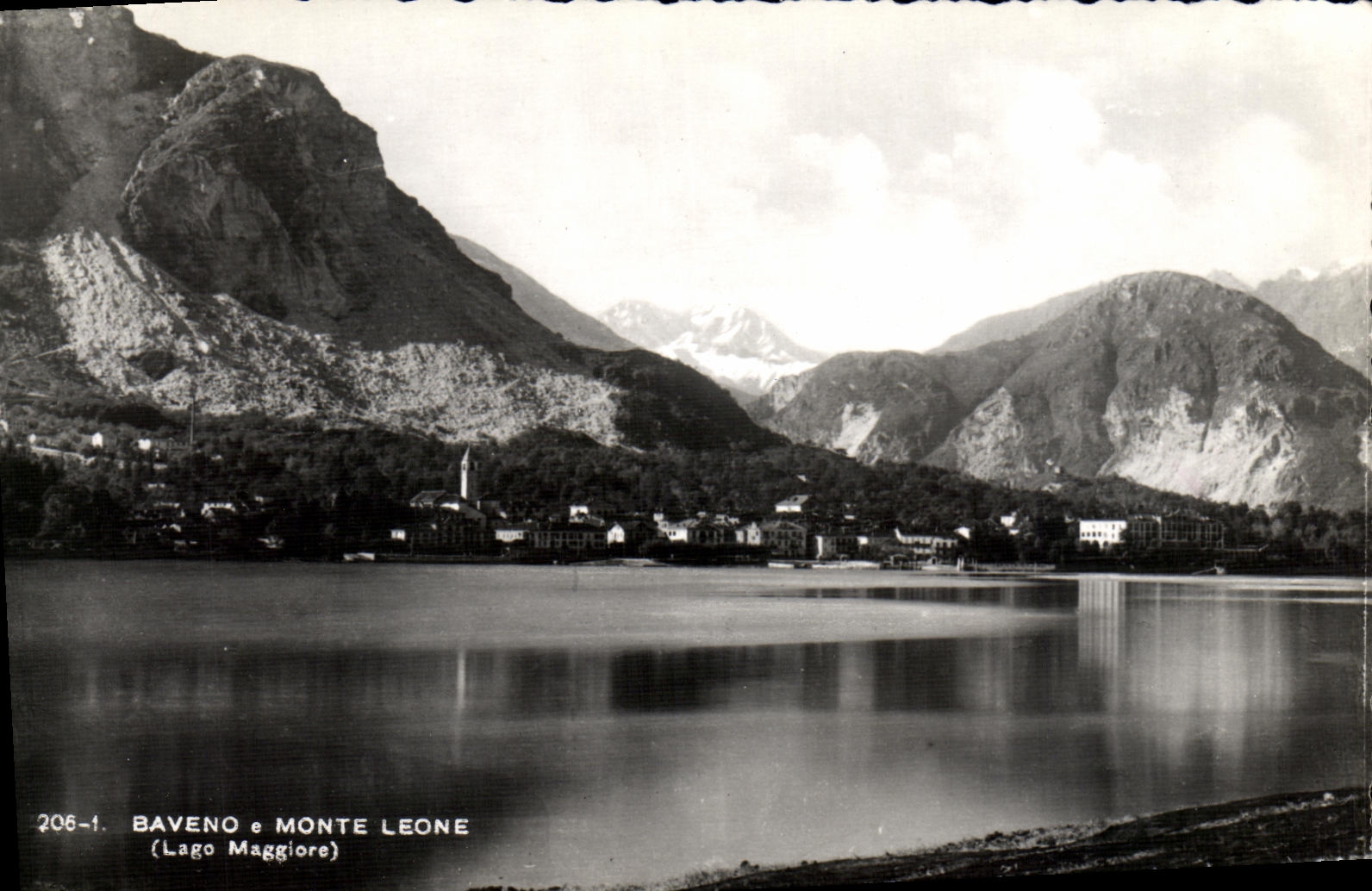 CPA Baveno e Monte Leone Lago Maggiore