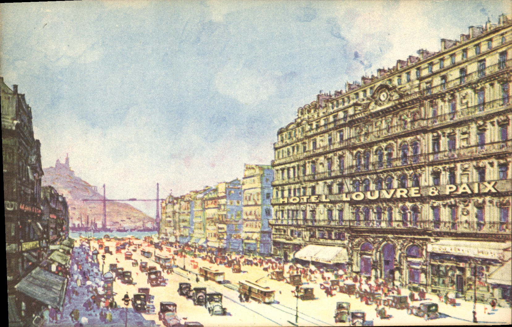 CPA Hotel du Louvre de la Paix Marseille