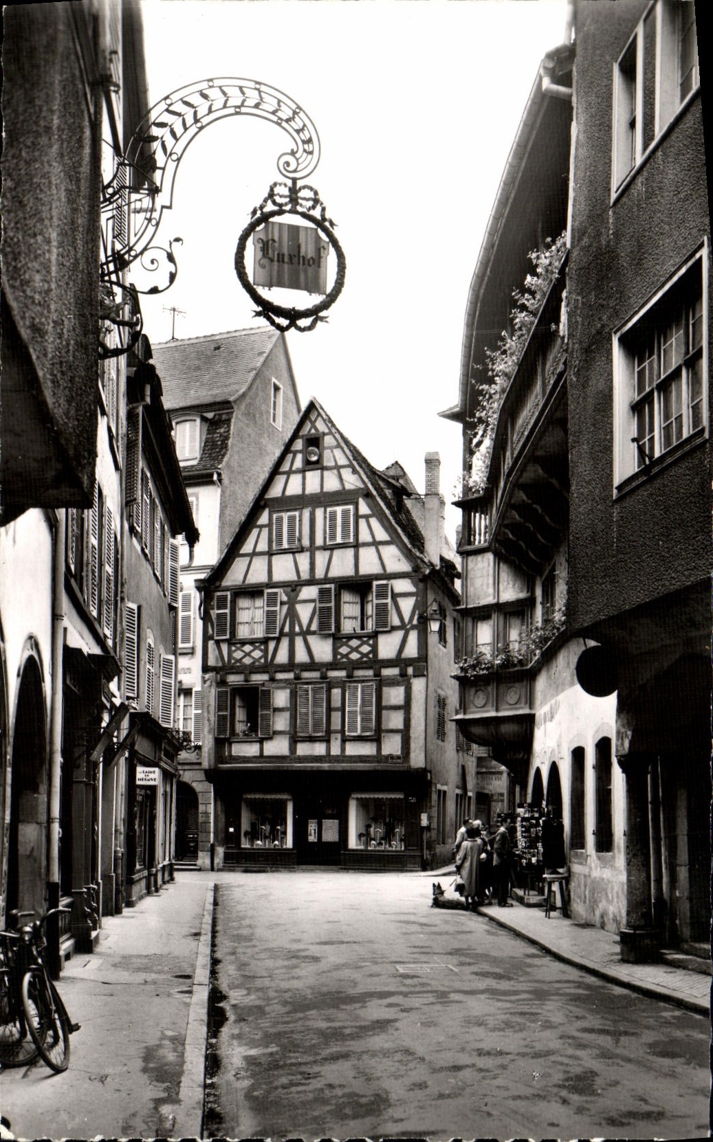 POSTAL MODERNA calle Merciere de Colmar