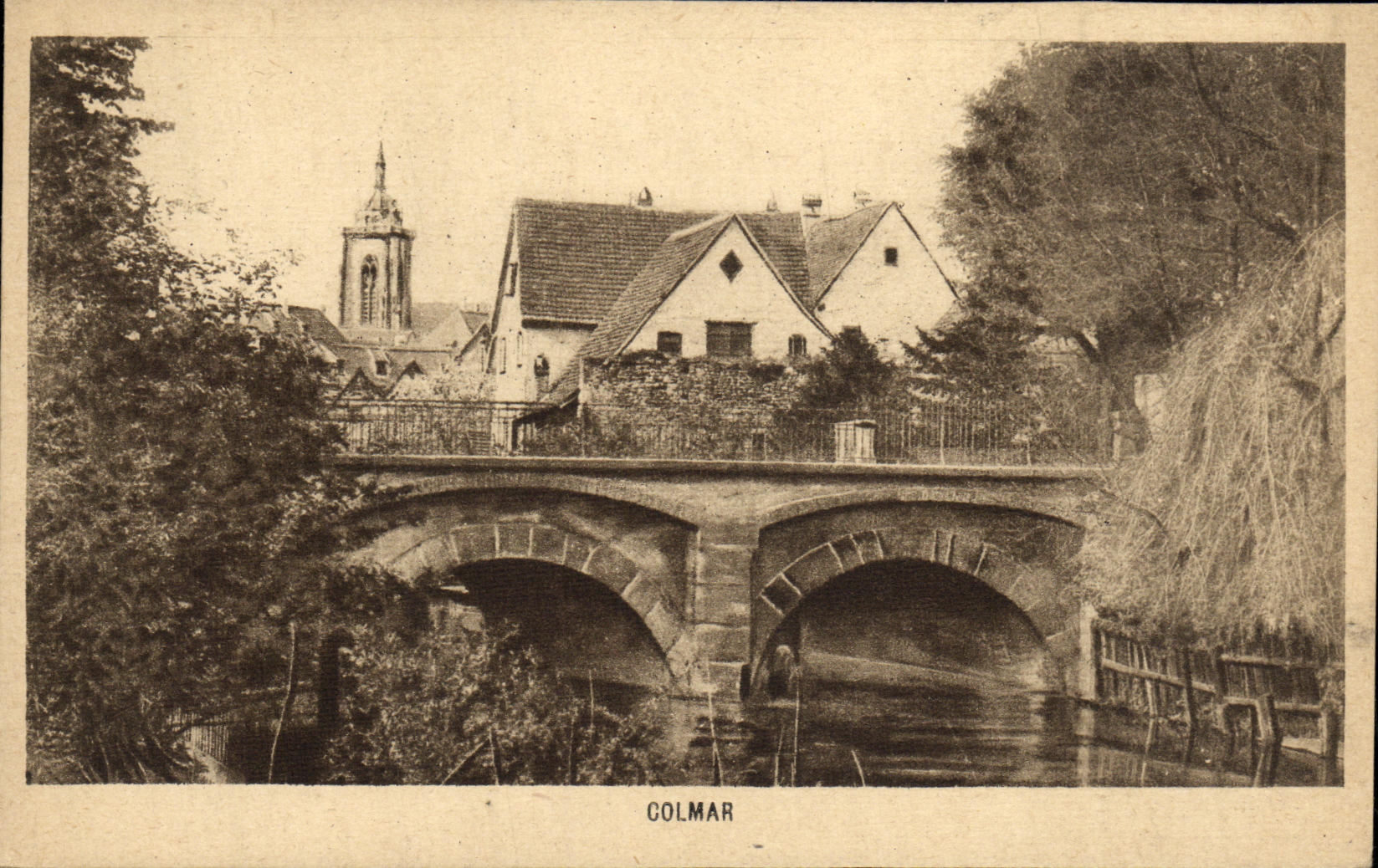 POSTAL Colmar de la VENDIMIA el lauch