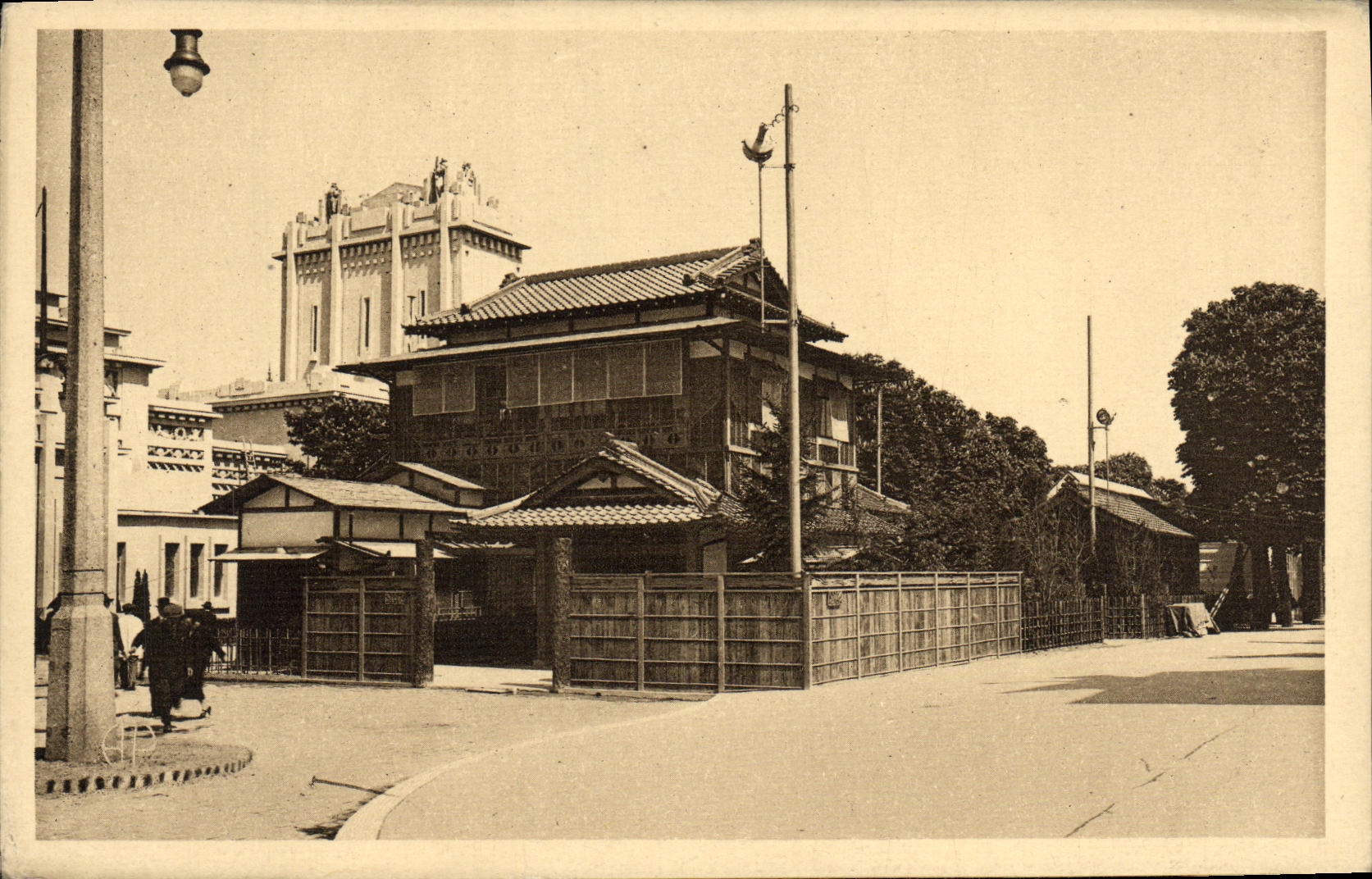 CPA Paris Exposition des Arts Decoratifs 1925 La pavillon japonais Japon Nippon