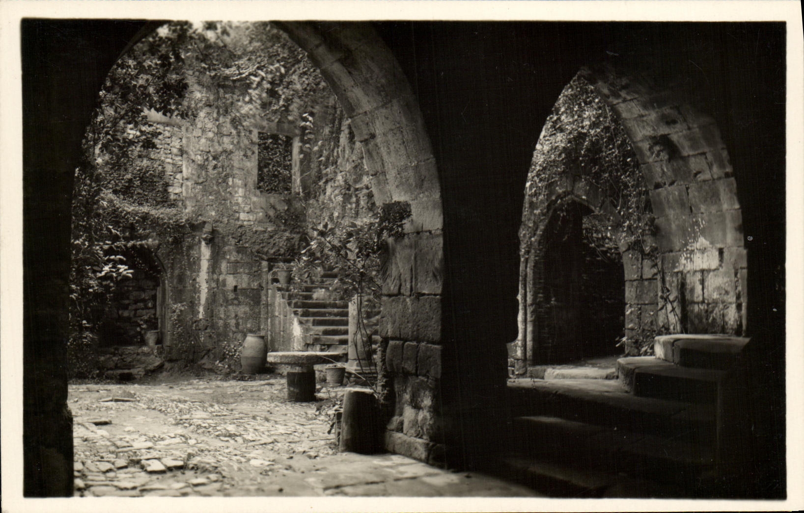 CPA Fuenterrabia Detalle Interior del Castillo de Carlos V