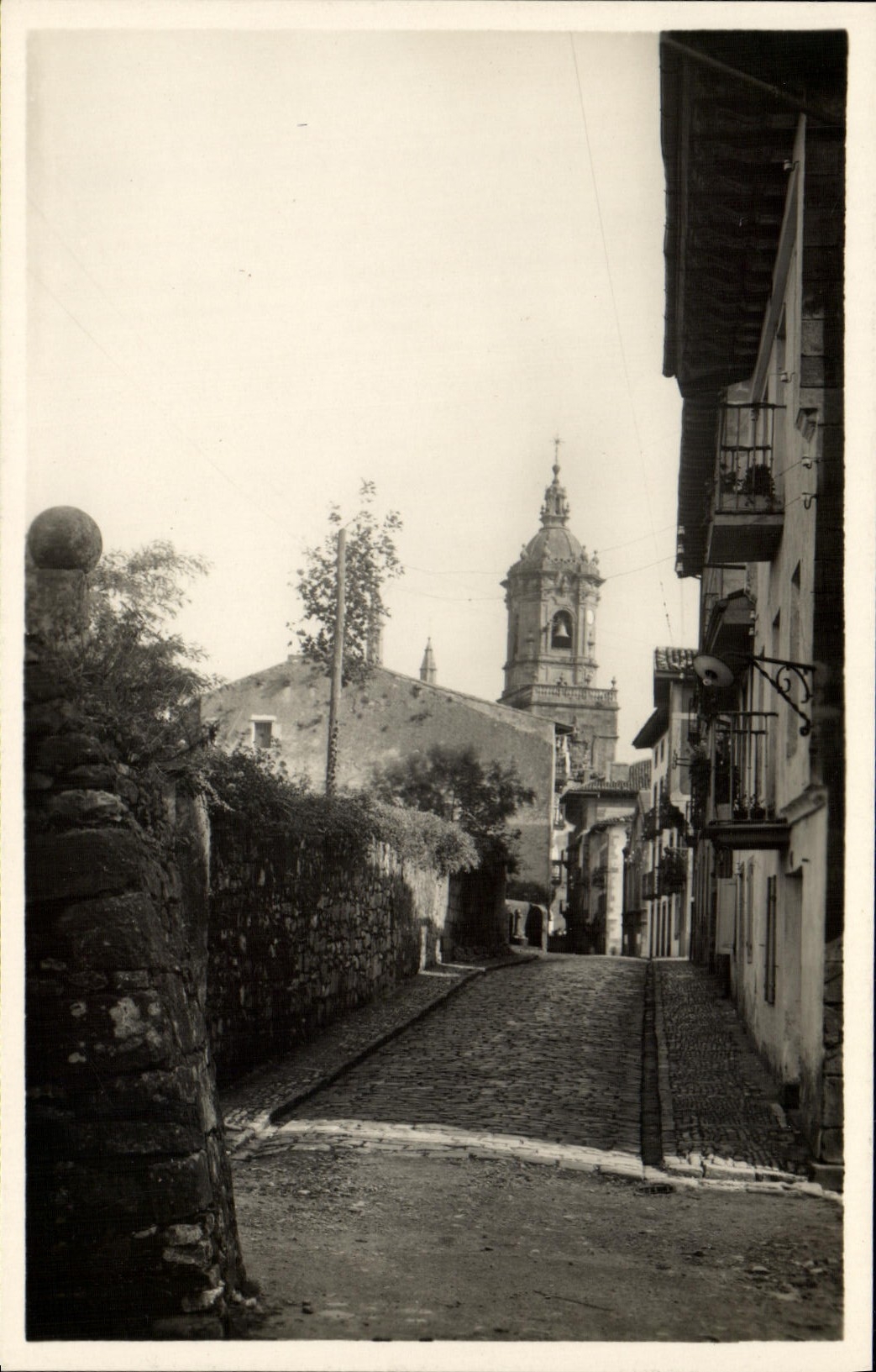 CPA Fuenterrabia Calle de las Tiendas