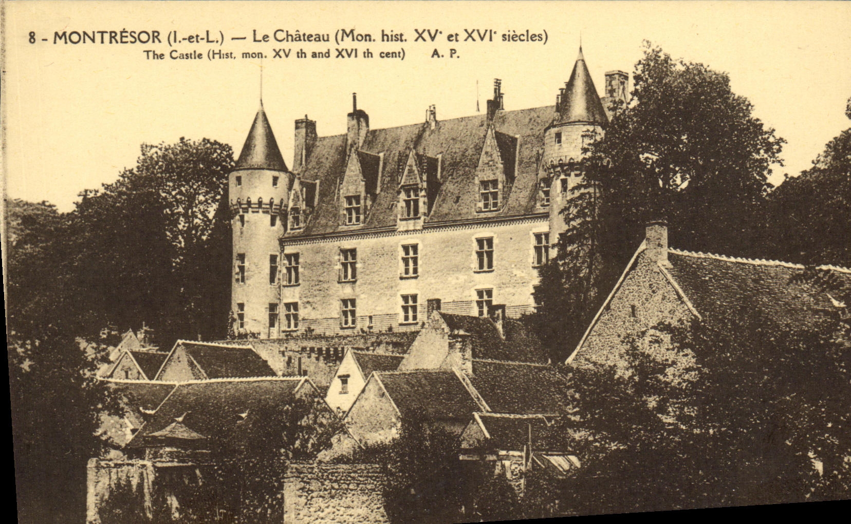 CPA Montresor Le Chateau 