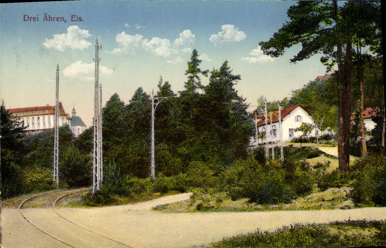 VINTAGE POSTCARD Drei Ahren Eis