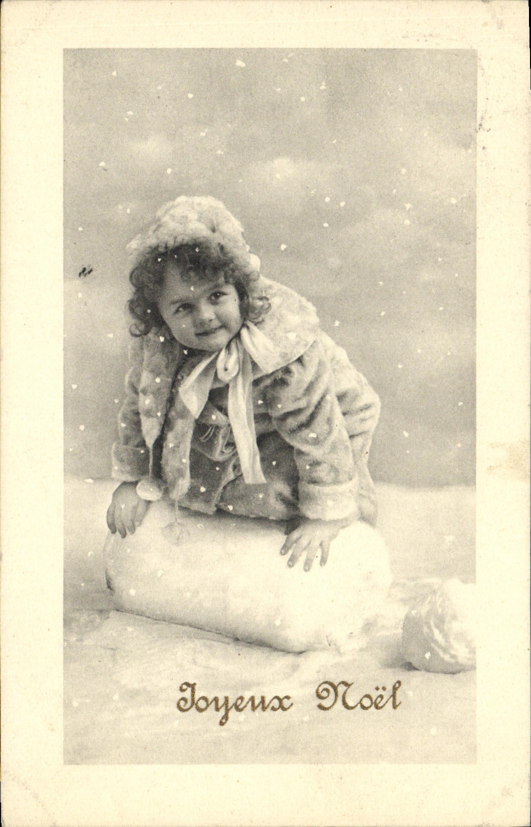 VINTAGE POSTCARD Merry Christmas Child