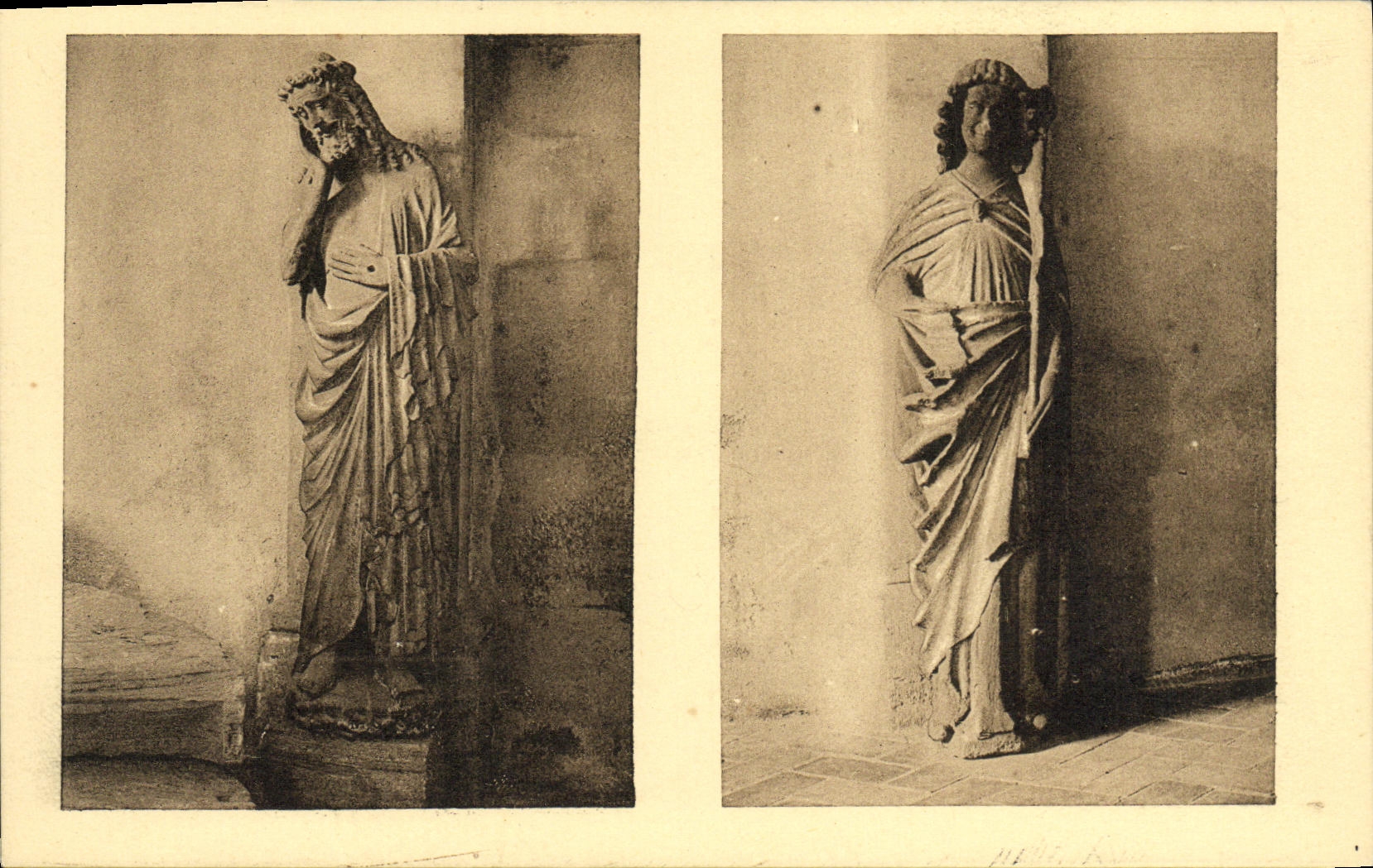 CPA Musee des Unterlinden a Colmar Le Christ et l'ange de l'annonciation 