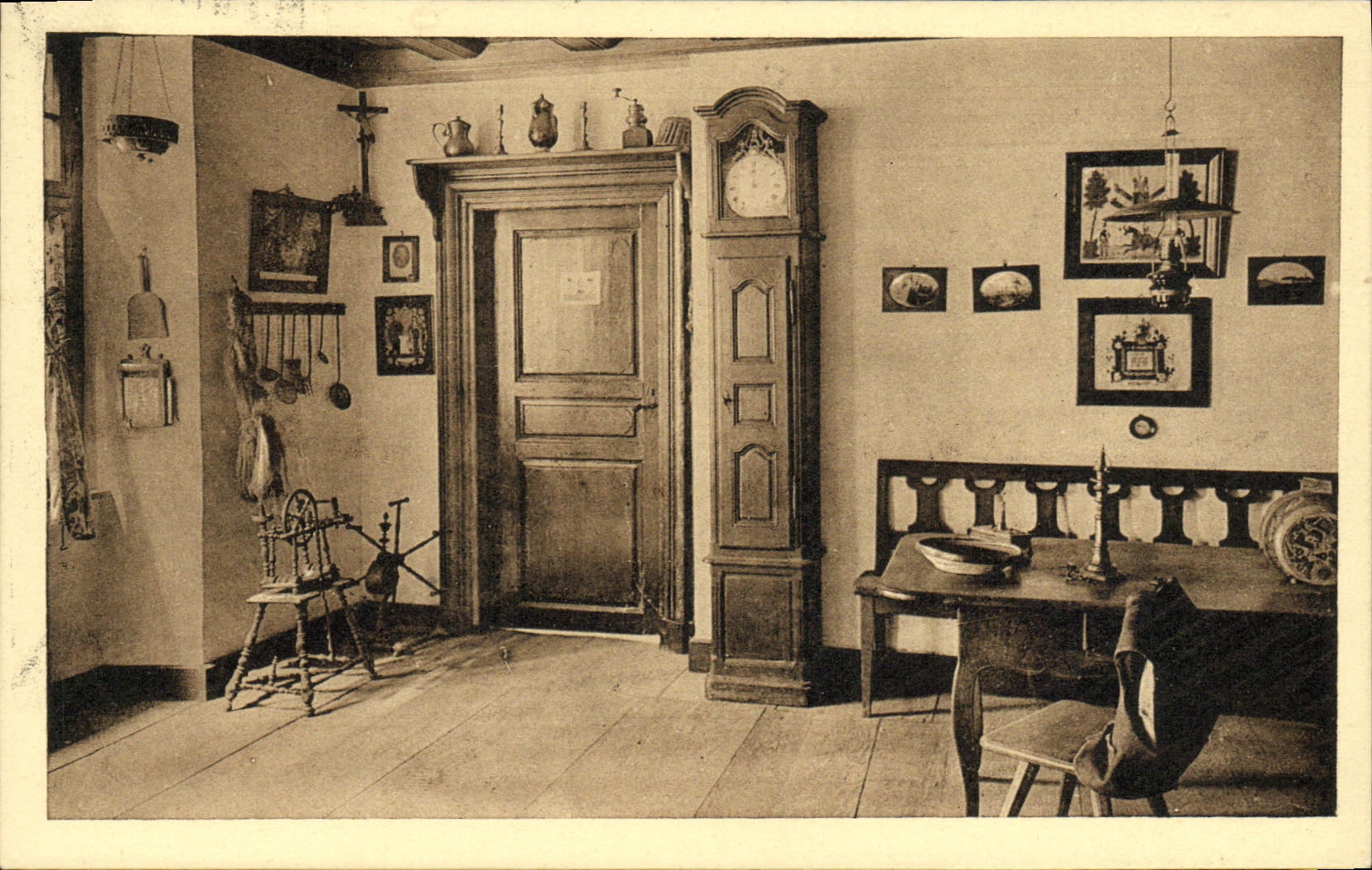 CPA Musee des Unterlinden a Colmar Chambre alsacienne II