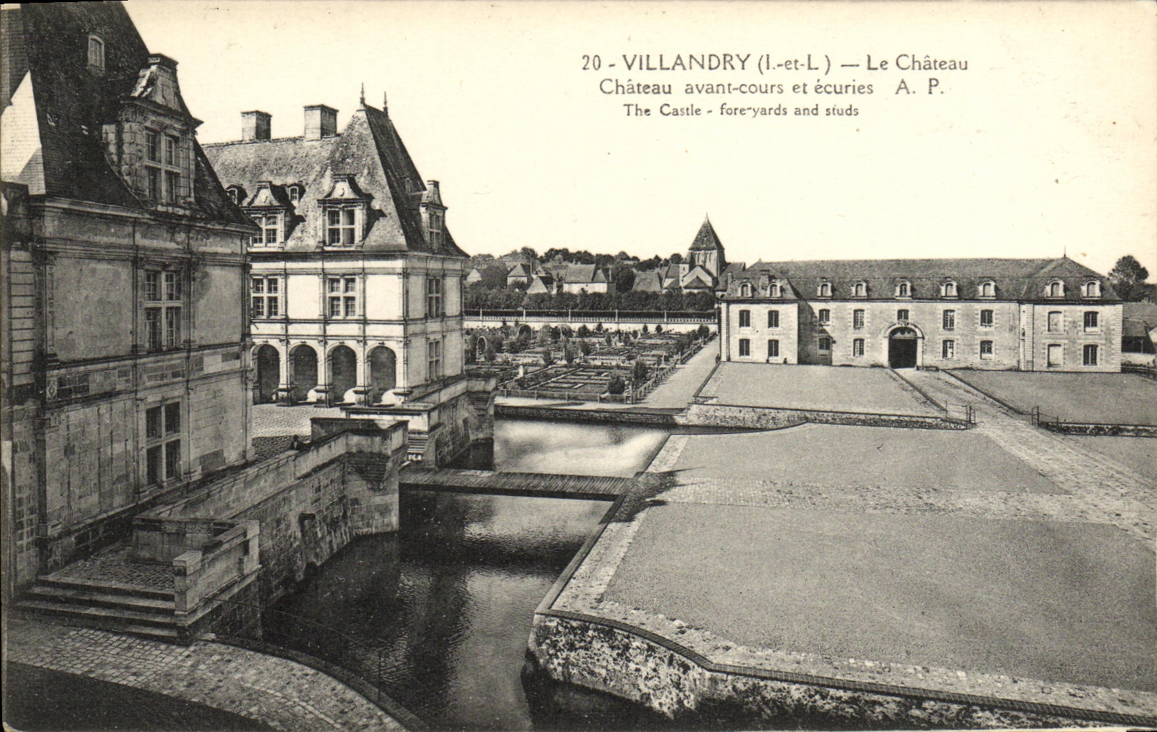 CPA Villandry Le Chateau 