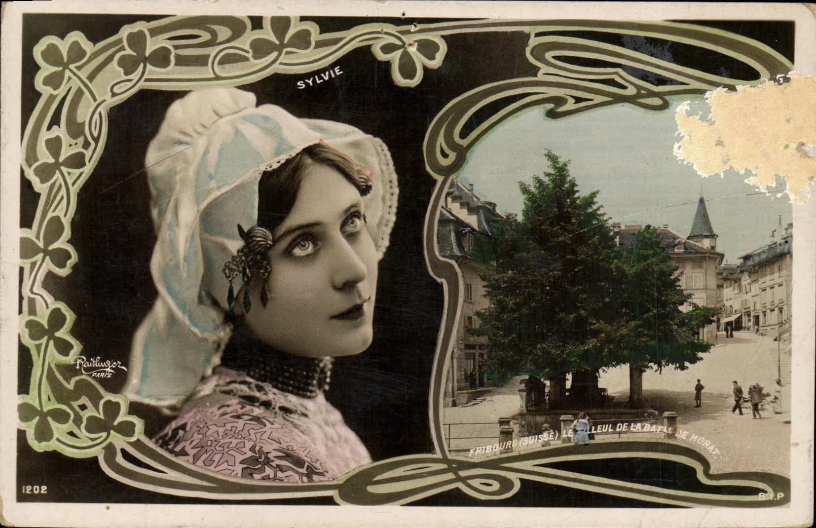 CPA Fantaisie Femme Sylvie