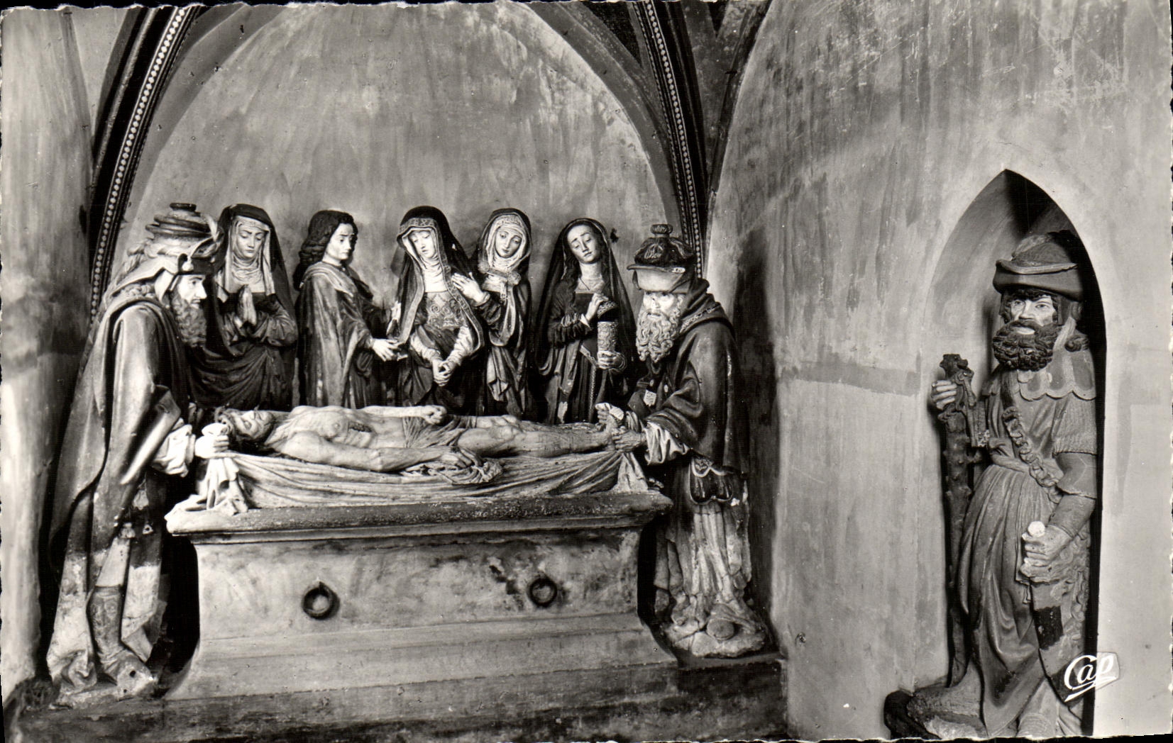 MODERN CARD Salers Interior Of the Church the Setting to the Tomb