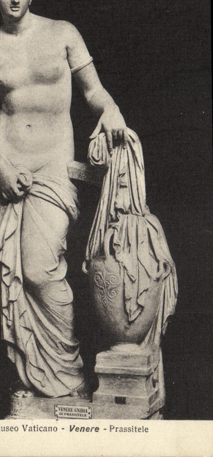 La POSTAL Vaticano de la VENDIMIA Venerates Prassitele