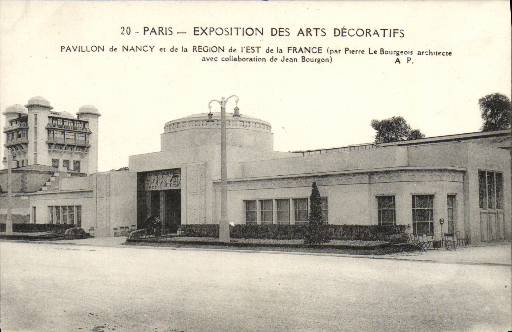 CPA Paris Exposition Des Arts Decoratifs Pavillon De Nancy et de la region de l'Est de la France