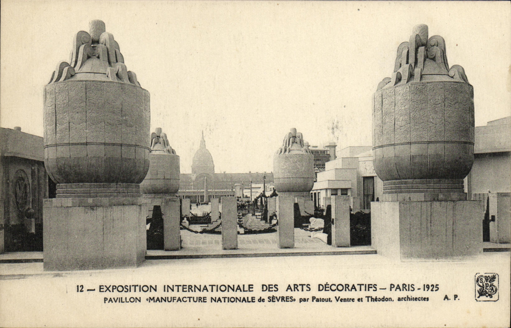 CPA Exposition Internationale Des Arts Decoratifs Paris Pavillon Manufacture Nationale de Sevres