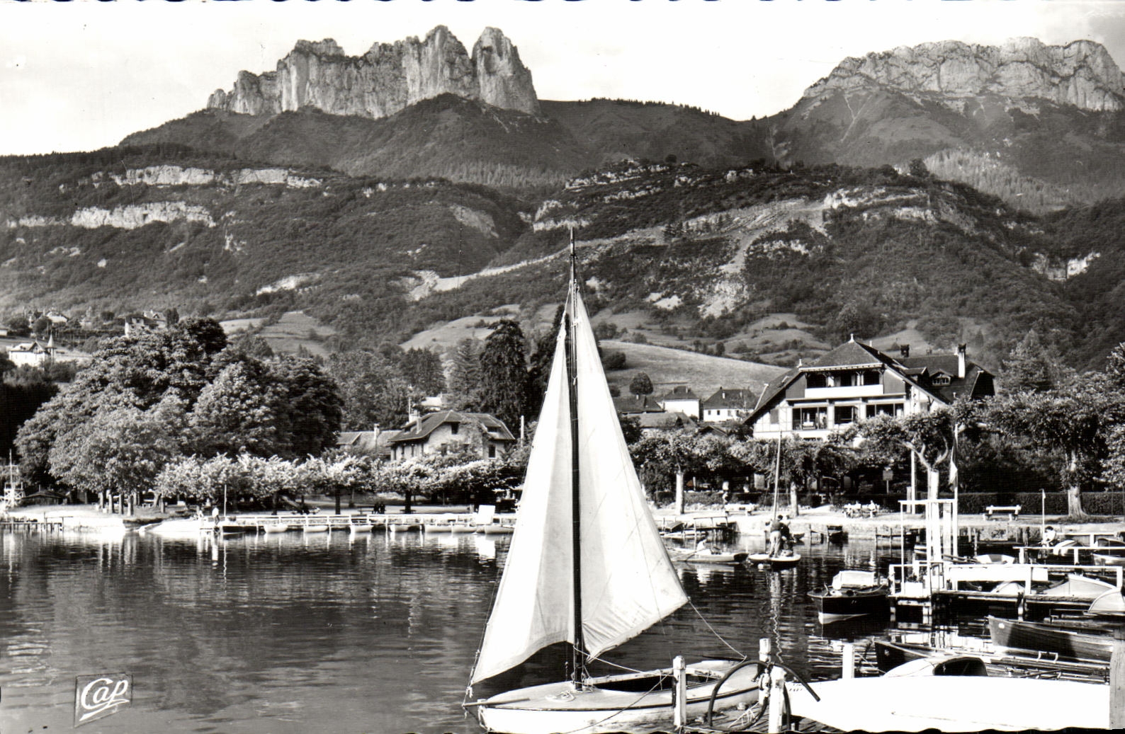CPA Lac d'Annecy Port de talloires