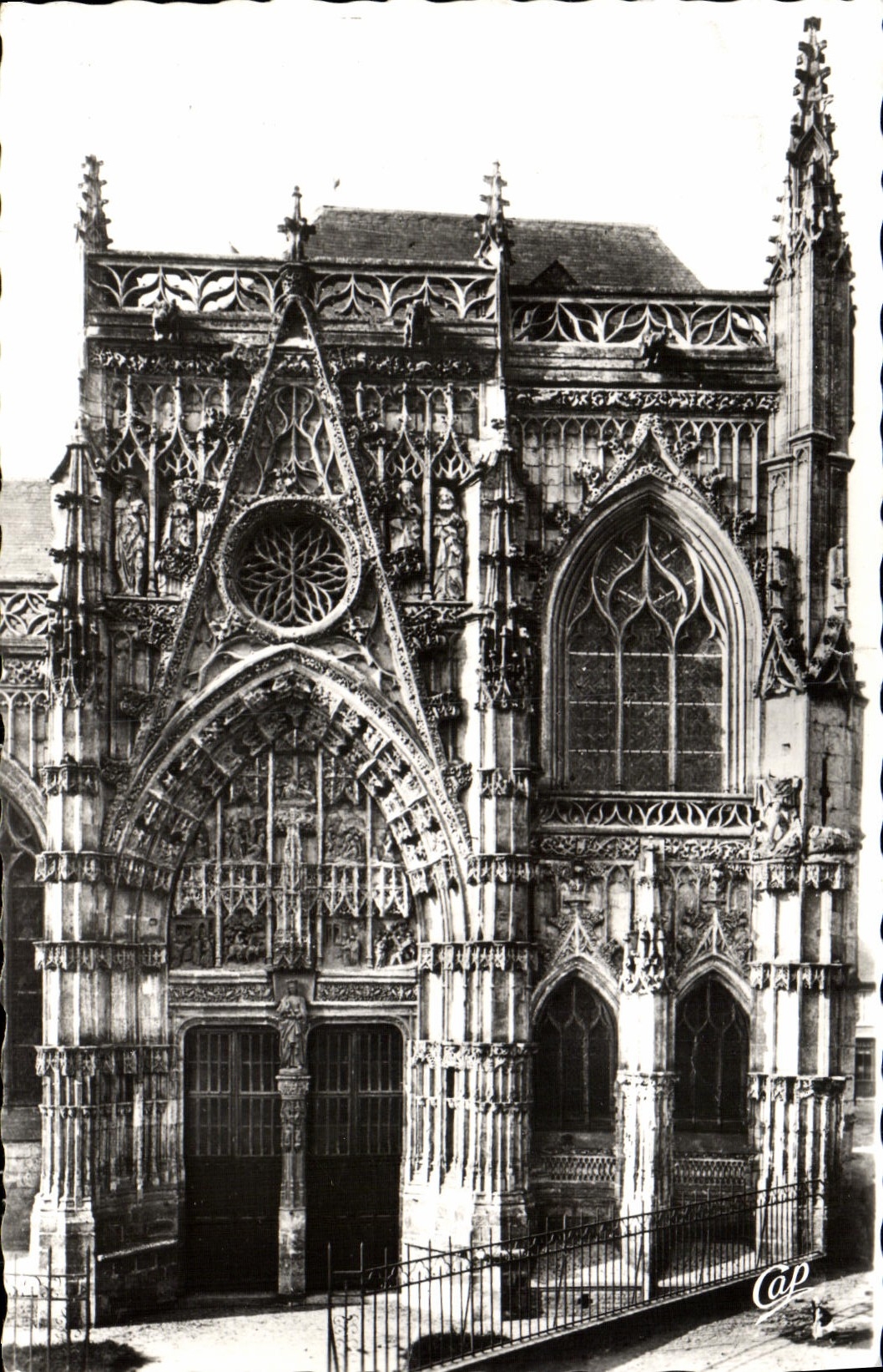 CPA Rue La Chapelle Du St Esprit Detail Du Portail D'Entree